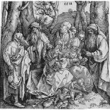 Dürer, Albrecht: Die heilige Sippe mit zwei musizierenden EngelnDie heilige Sippe mit zwei