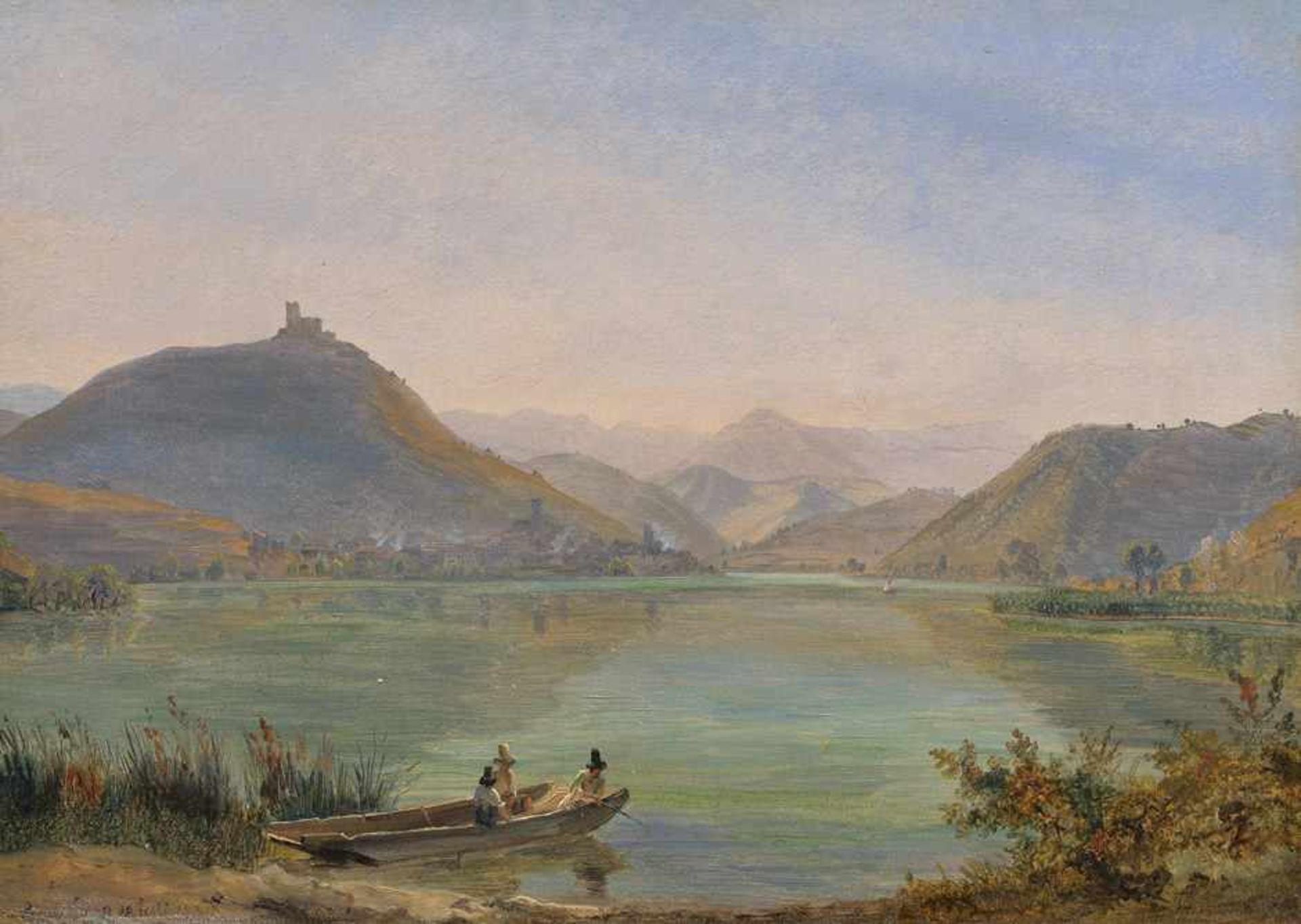 Rohden, Johann Martin von - zugeschrieben: Blick über den Lago di Piediluco mit der Rocca di