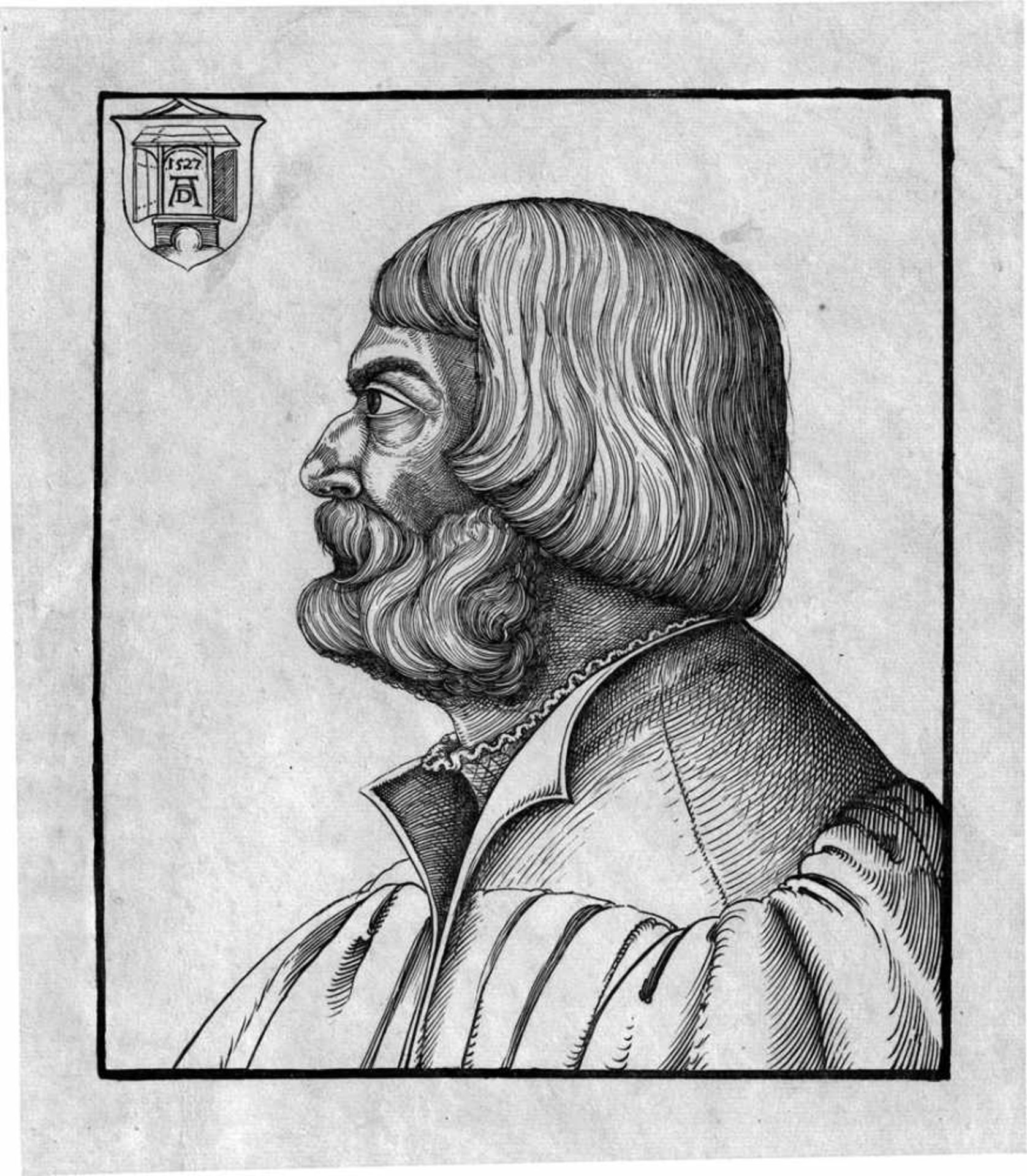 Schön, Erhard - Schule: Bildnis Albrecht Dürer im ProfilBildnis Albrecht Dürer im Profil.