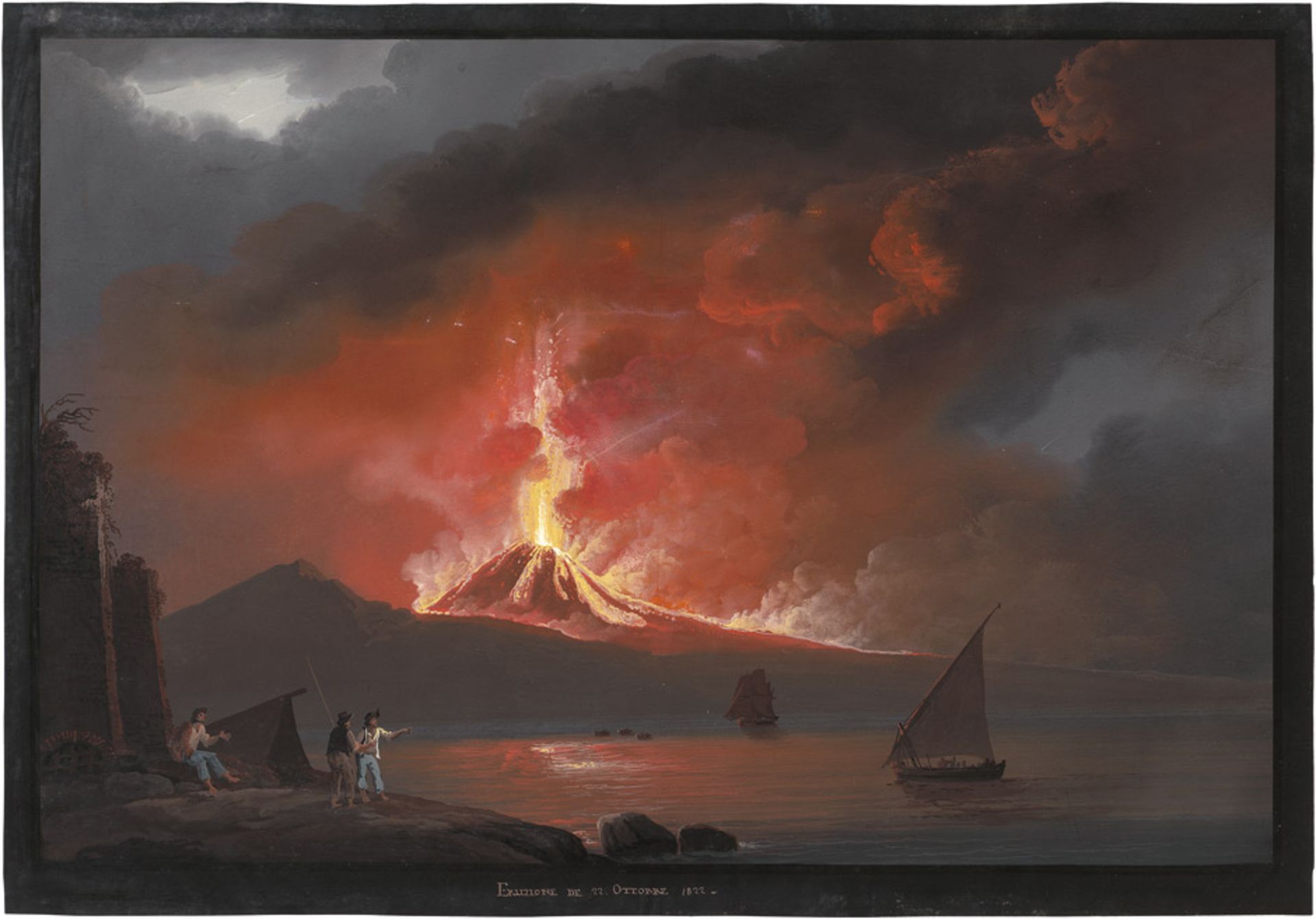 Vito, Camillo de: Nächtlicher Ausbruch des Vesuv am 22. Oktober 1822Nächtlicher Ausbruch des Vesuv