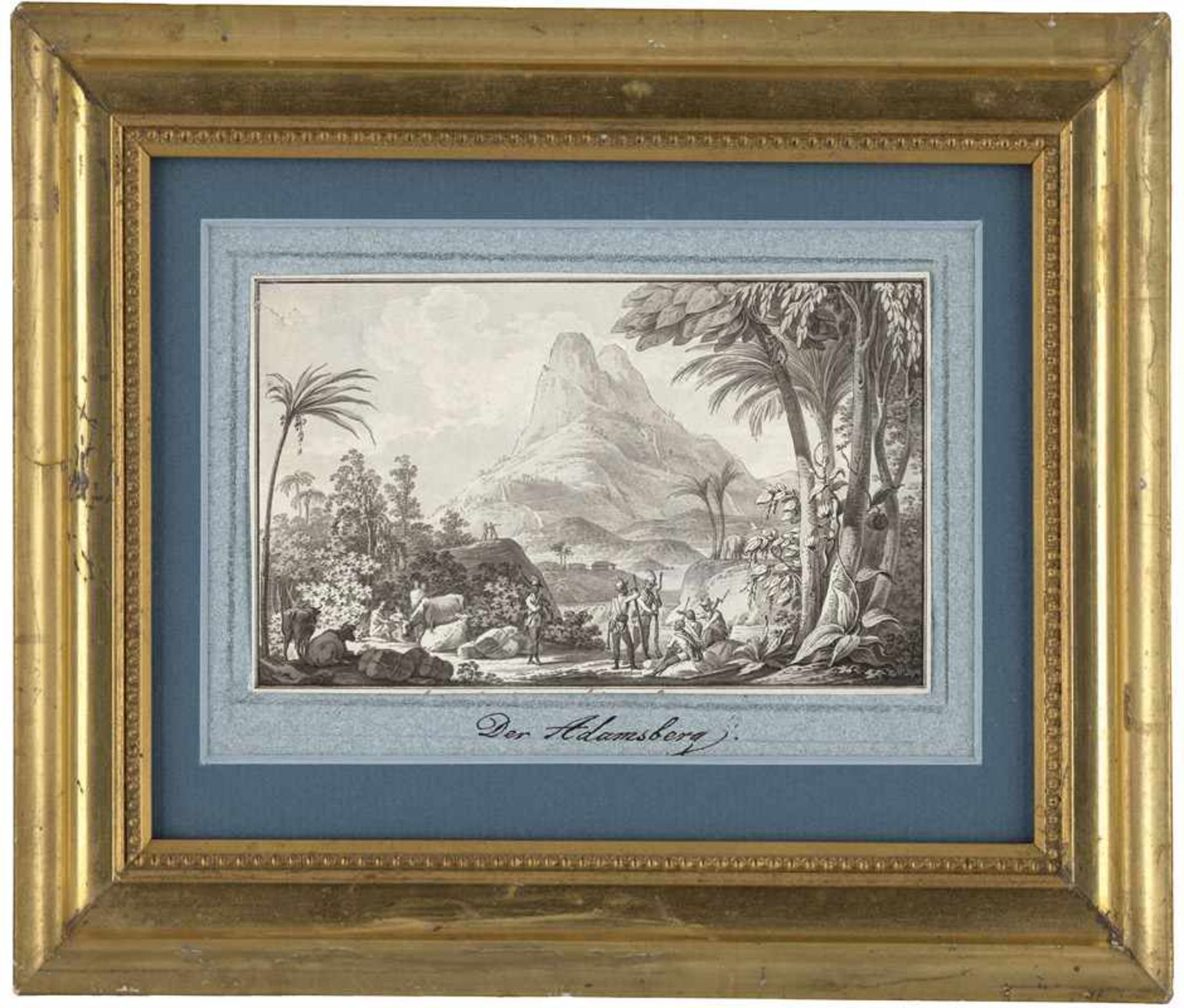 Perger, Sigmund Ferdinand: Pagode in Calcutta; Adam's Peak auf CeylonDie Pagode zu Calcutta, im - Bild 2 aus 2