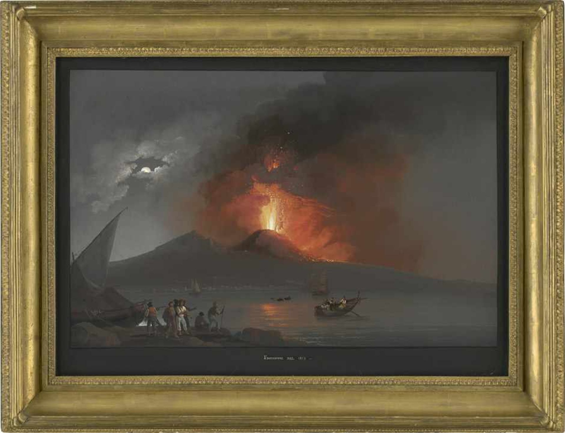 Gentile, Luigi Salvatore: Ausbruch des Vesuv am 25. Dezember 1813Ausbruch des Vesuv am 25.