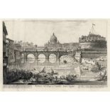 Piranesi, Giovanni Battista: Veduta del Ponte e Castello Sant'AngeloVeduta del Ponte e Castello