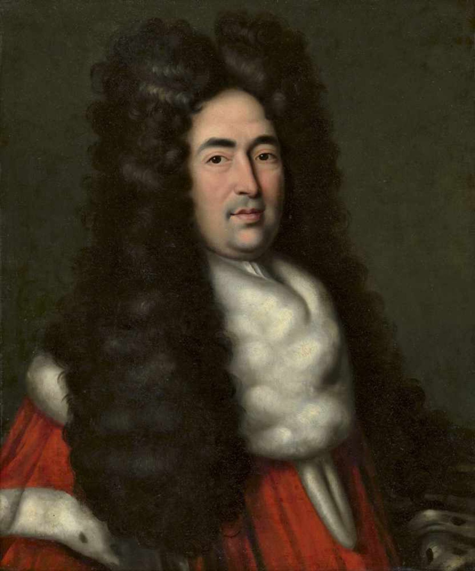 Rigaud, Hyacinthe - Nachfolge: Bildnis König Ludwig XIV. im roten Ornat mit HermelinNachfolge.