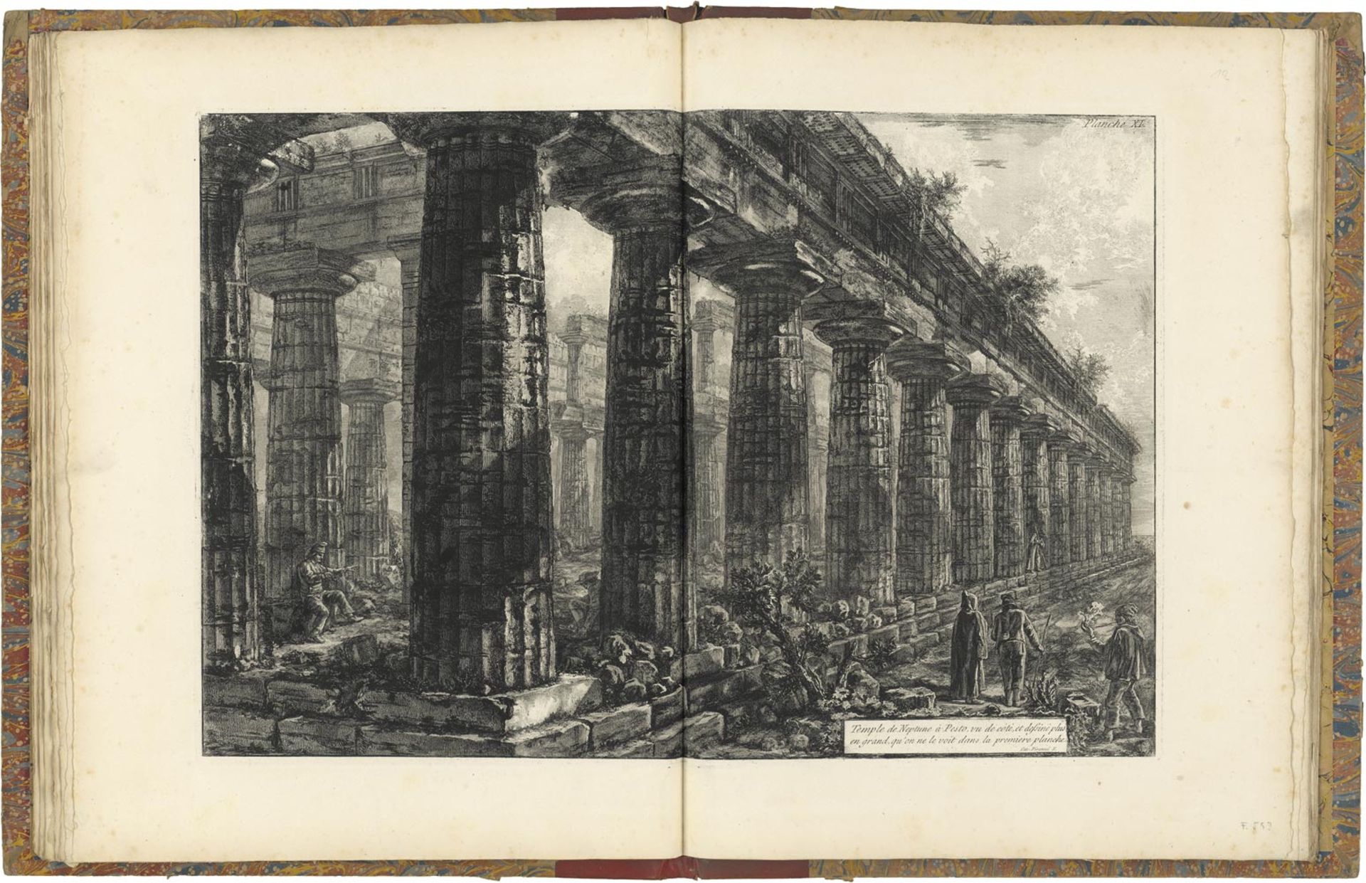 Piranesi, Giovanni Battista und Piranesi, Francesco: Différentes Vues de Pesto - Bild 2 aus 3