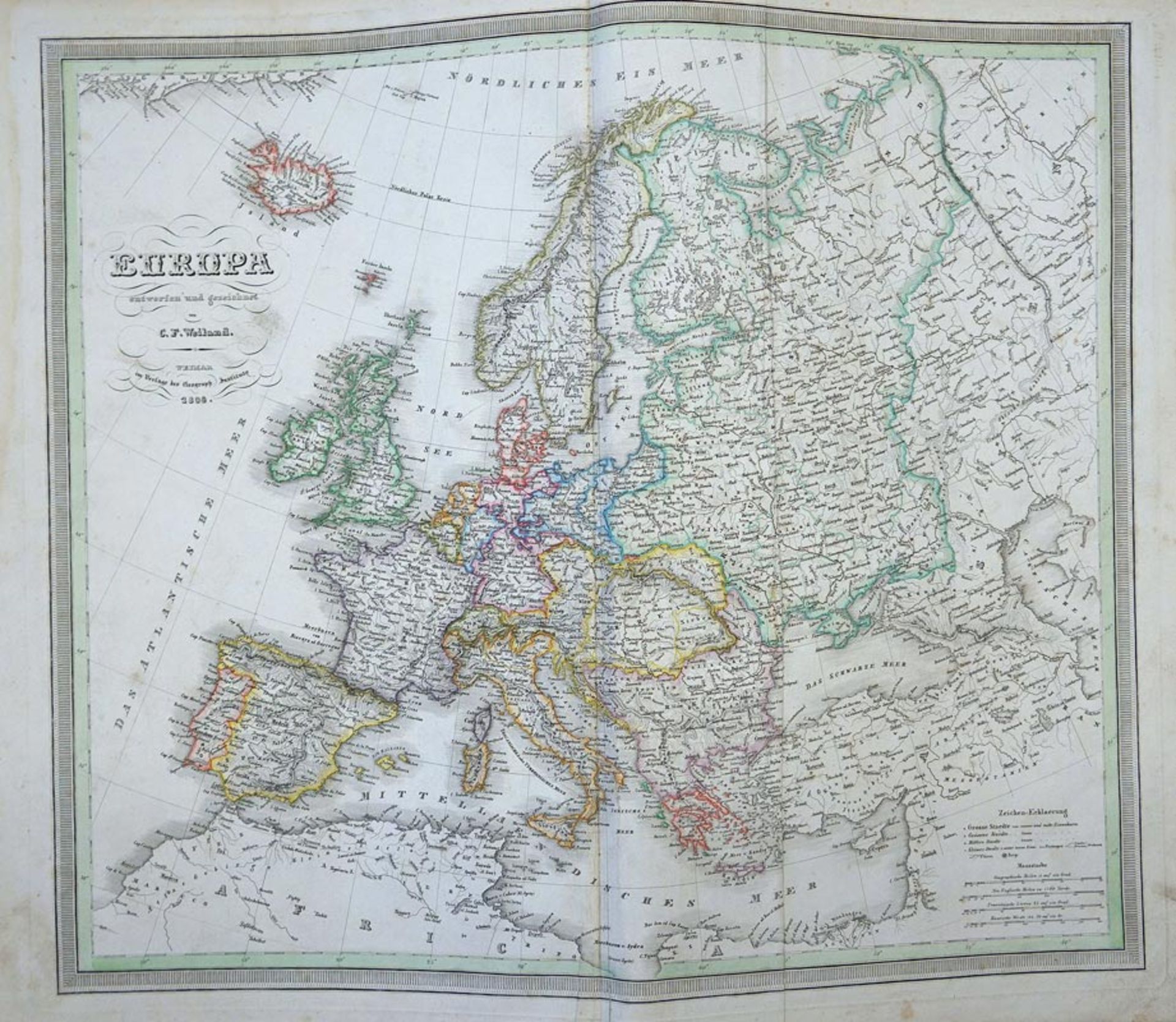 Weiland, Carl Ferdinand: Allgemeiner Hand-Atlas der ganzen Erde