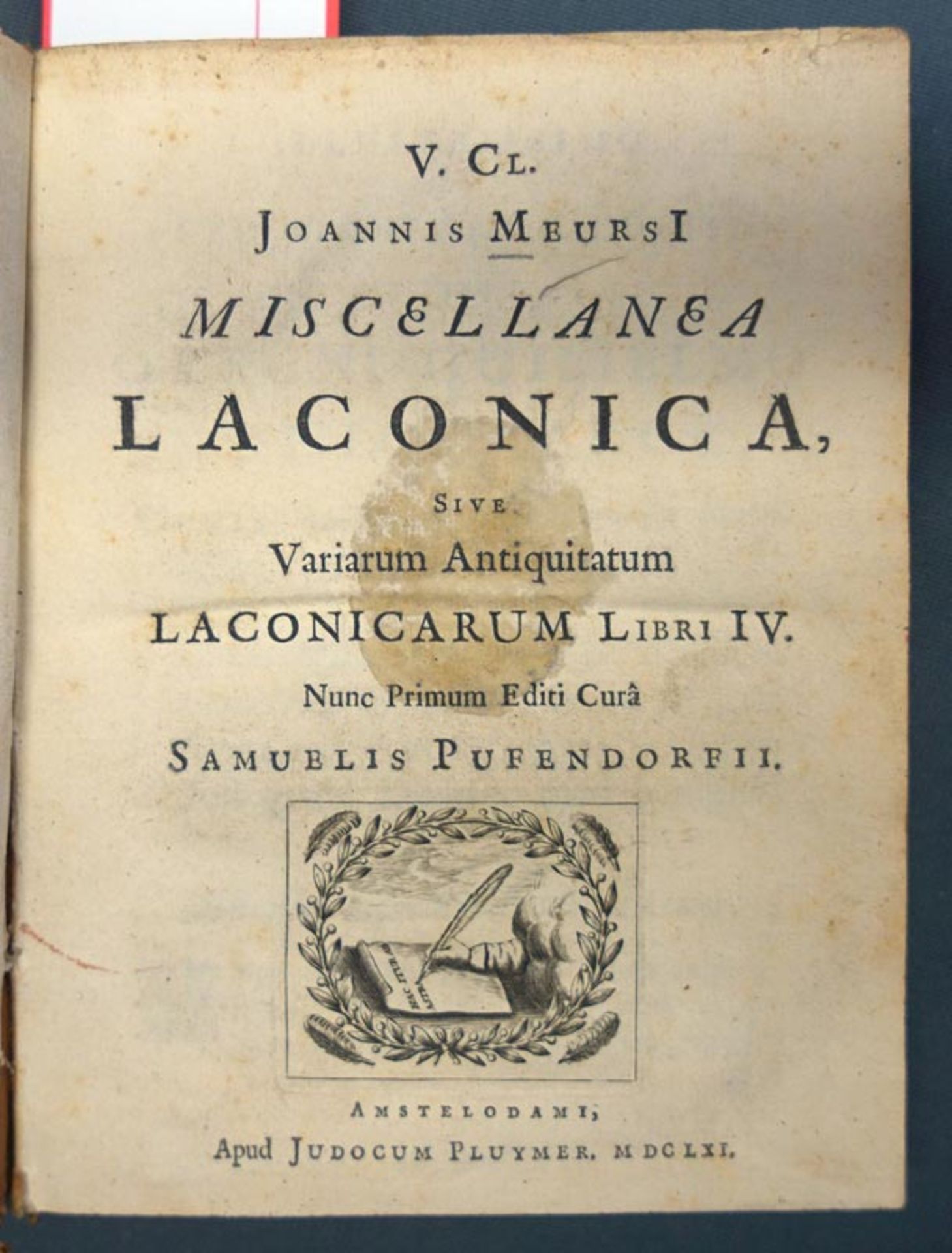 Meurs, Johannes van: Miscellanea Laconica