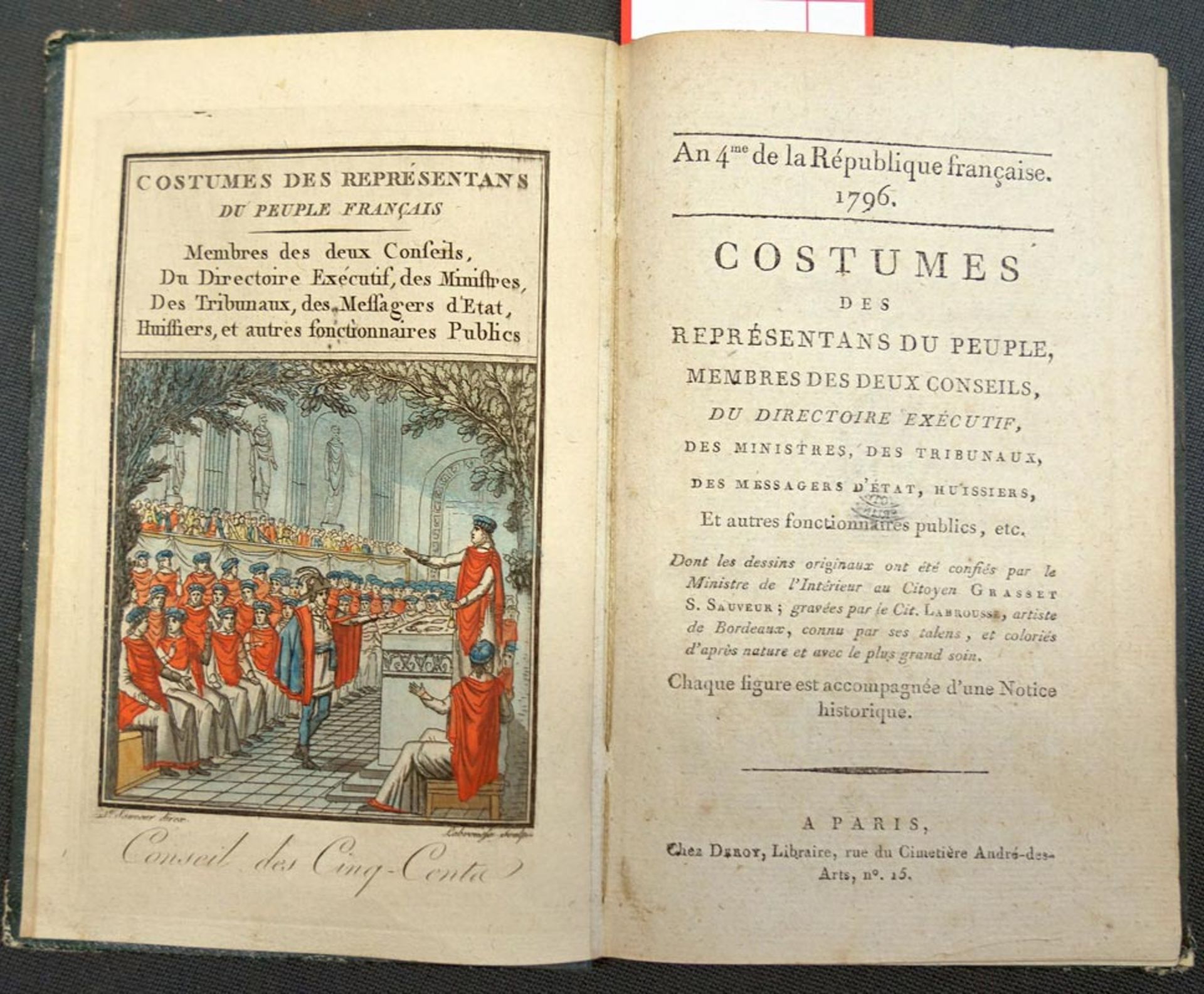 Grasset-Saint-Sauveur, Jacques: Costumes des représentans du peuple