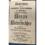 Börner, Friedrich: Nachrichten von den vornehmsten Lebensumständen berühmter Aerzte