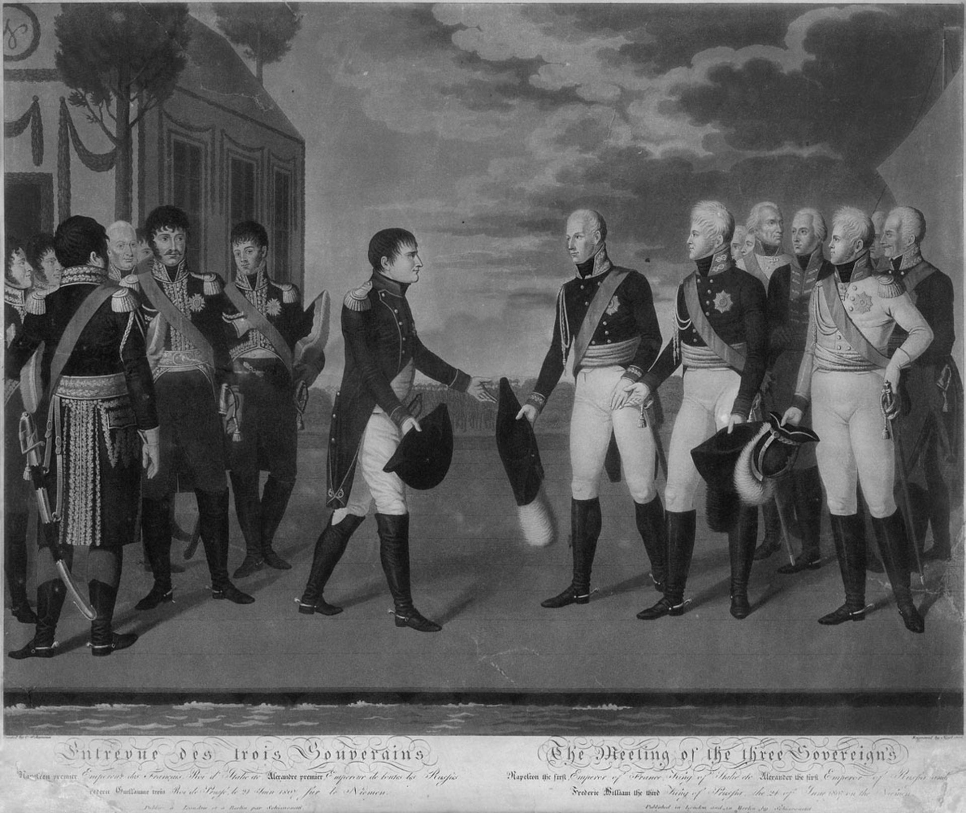 Jügel, Friedrich und Napoleon I. Bonaparte: Entrevue des trois Souverains