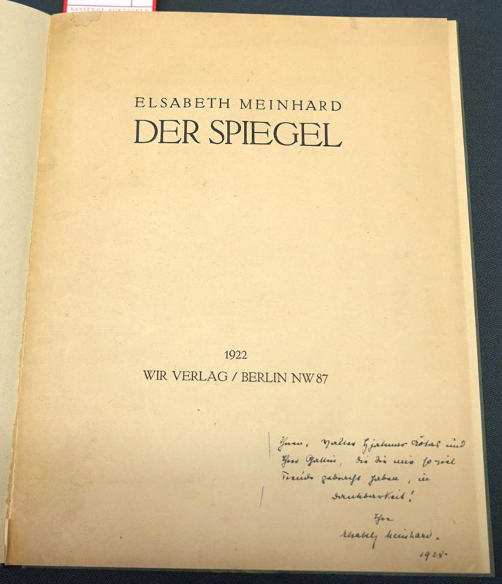 Meinhard, Elsabeth: Der Spiegel