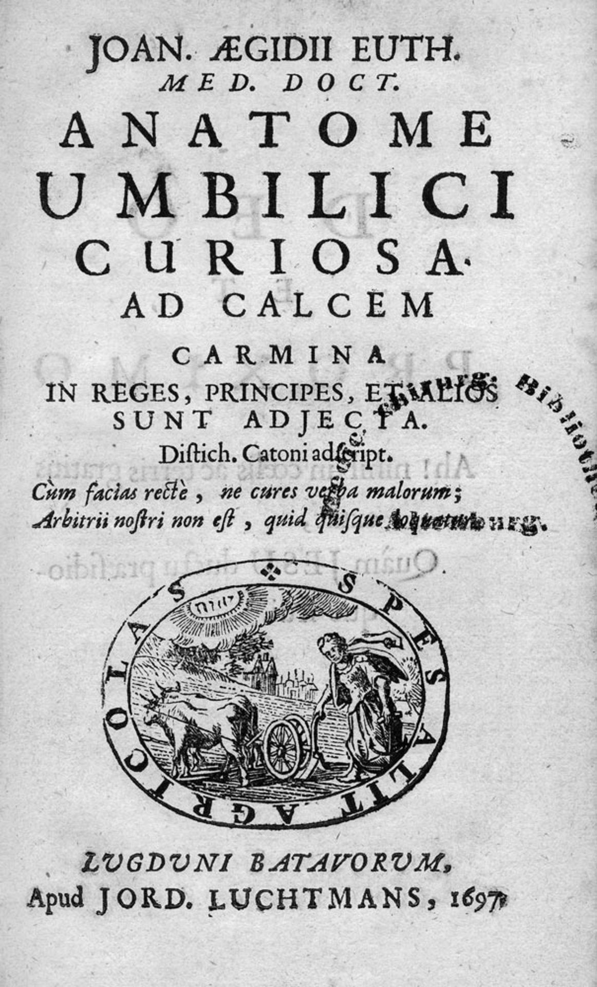 Euth, Johannes Aegidius: Anatome umbilici curiosa