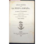 Humboldt, Alexander von: Ensayo politico sobre la nueva Espana