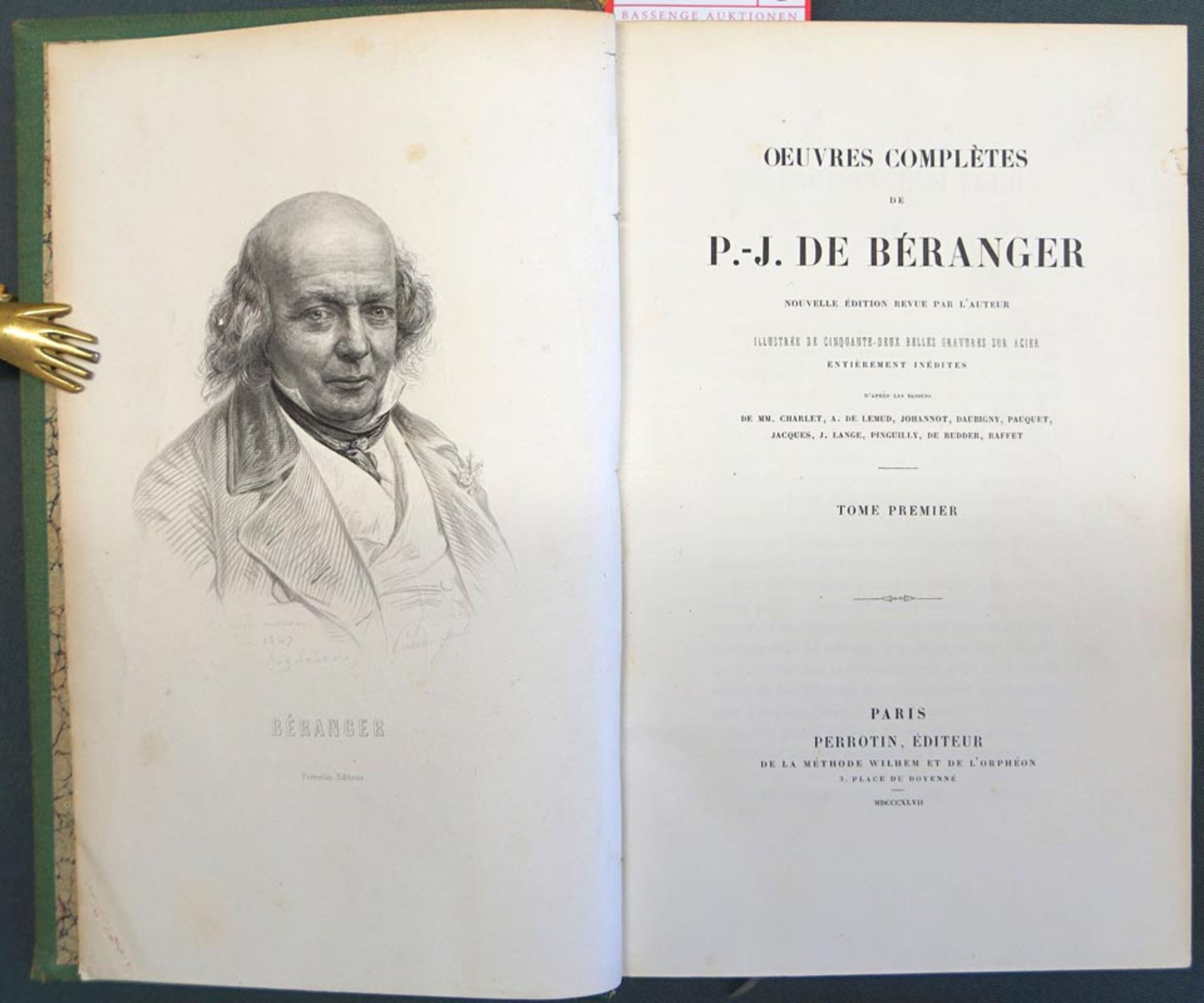 Béranger, P.-J. de: Oeuvres complètes