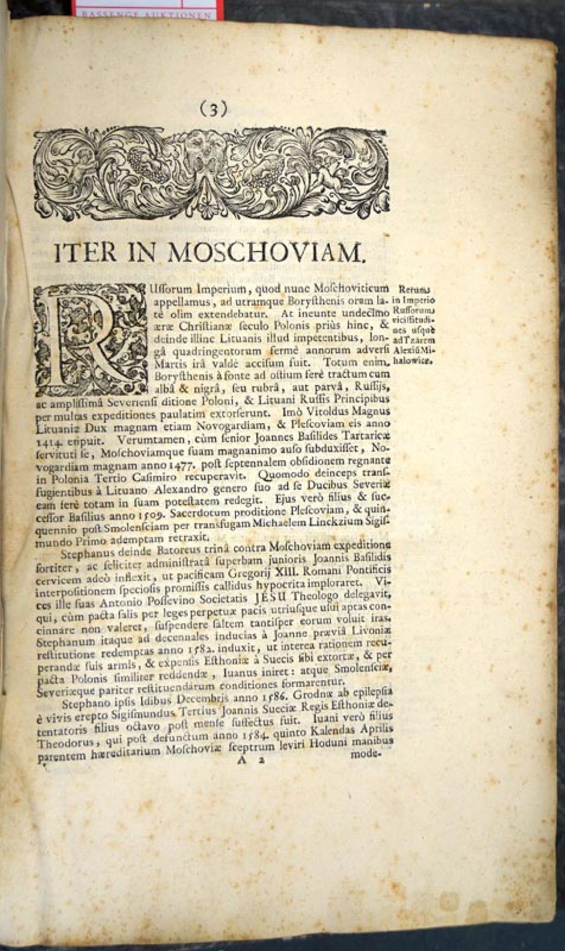 Meyer von Meyerberg, Augustin: Iter in Moschoviam