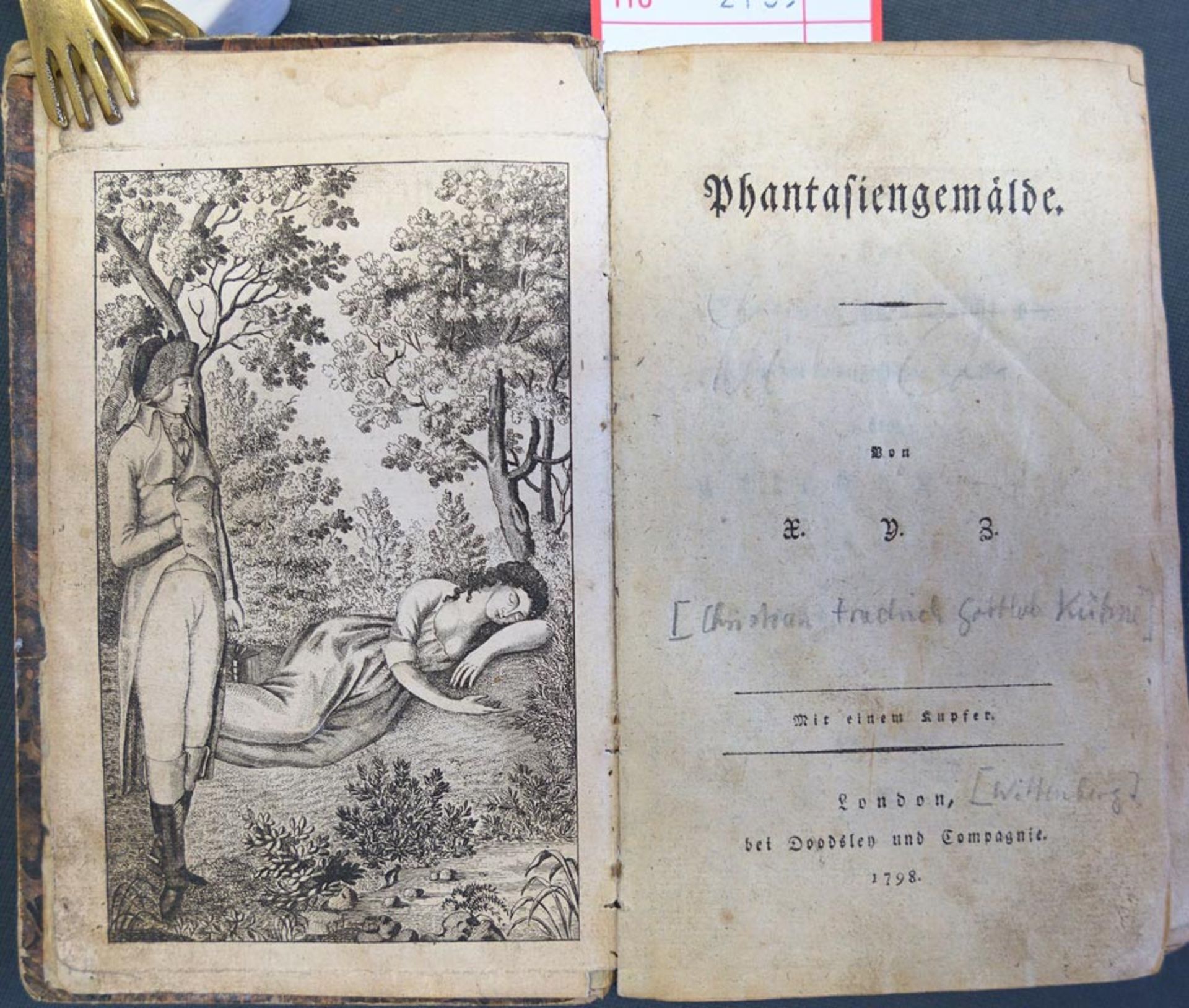 Kühne, Christian Friedrich Gottlob: Phantasiengemälde + Die Rückkehr ins Vaterland