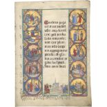 Passio Christi: Martyrologium romanum Gregorii XIII jussu editum ... Einzelblatt