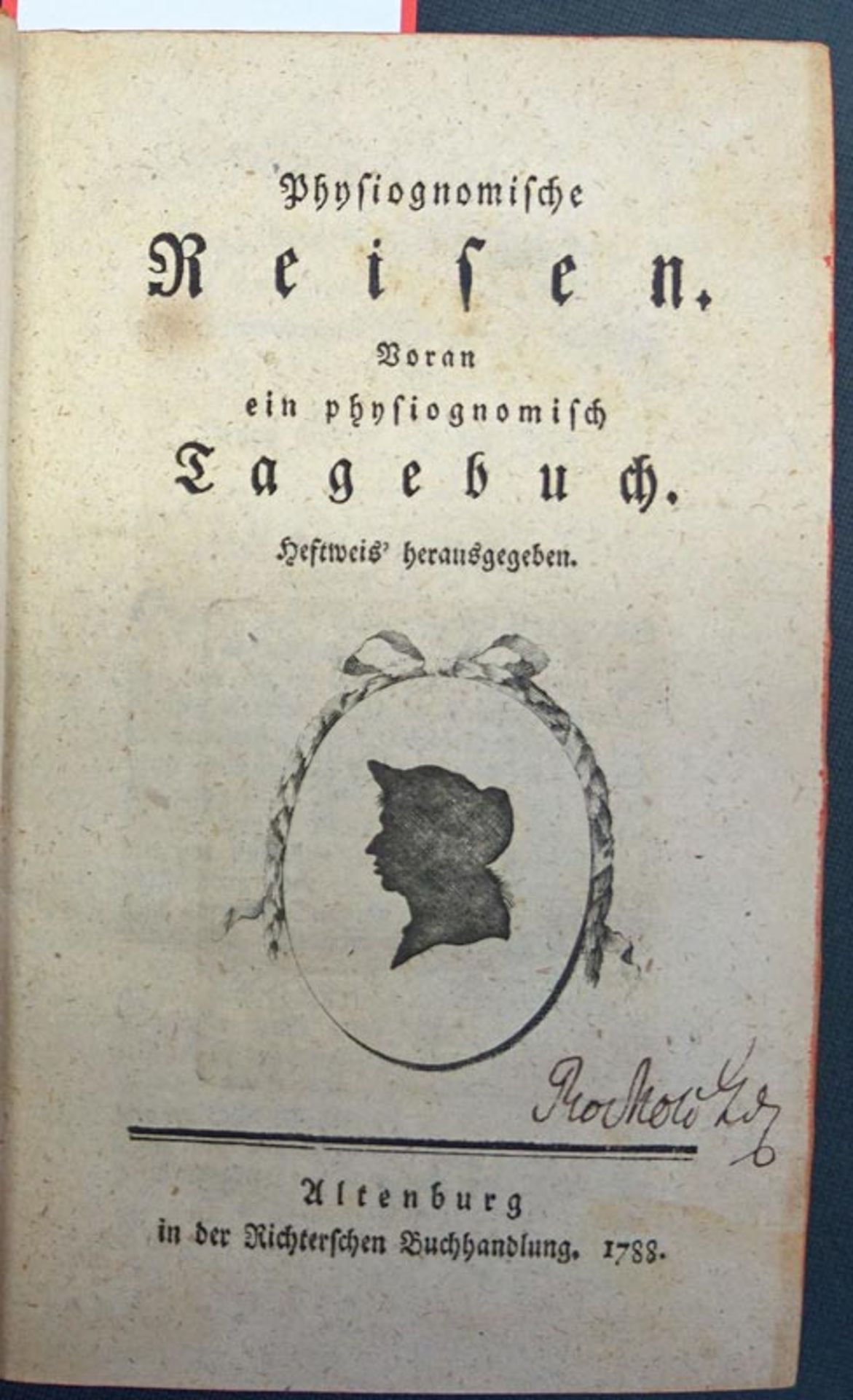 Musäus, Johann Karl August: Physiognomische Reisen