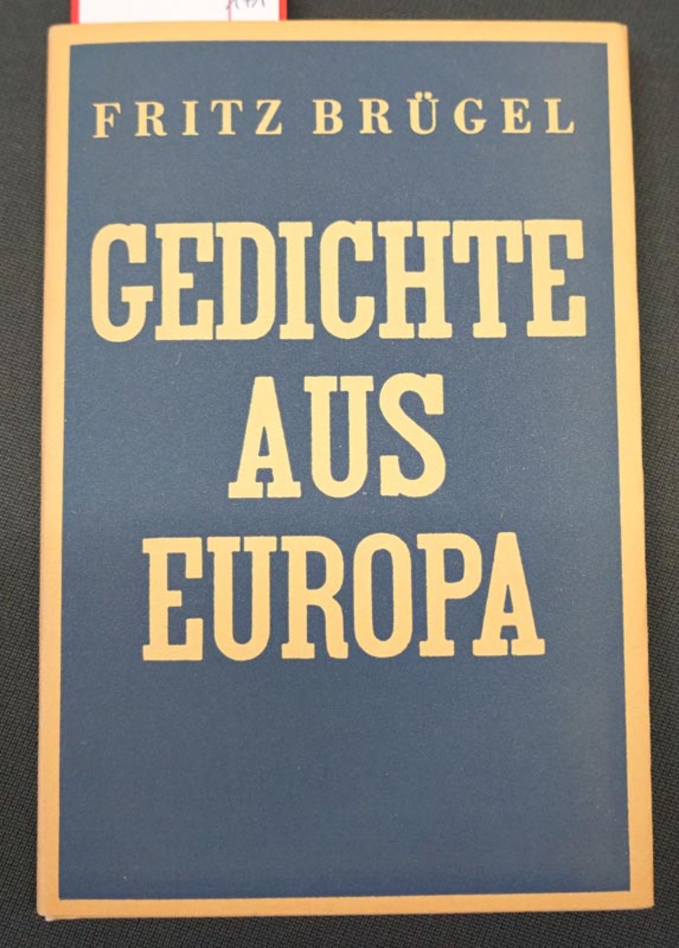 Brügel, Fritz: Februarballade (und:) Gedichte aus Europa