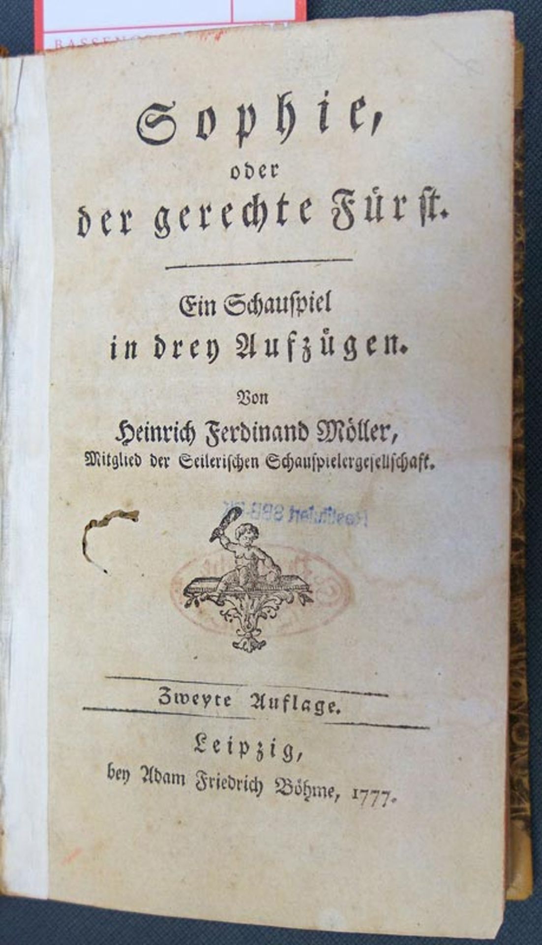 Möller, Heinrich Ferdinand: Sophie, oder der gerechte Fürst