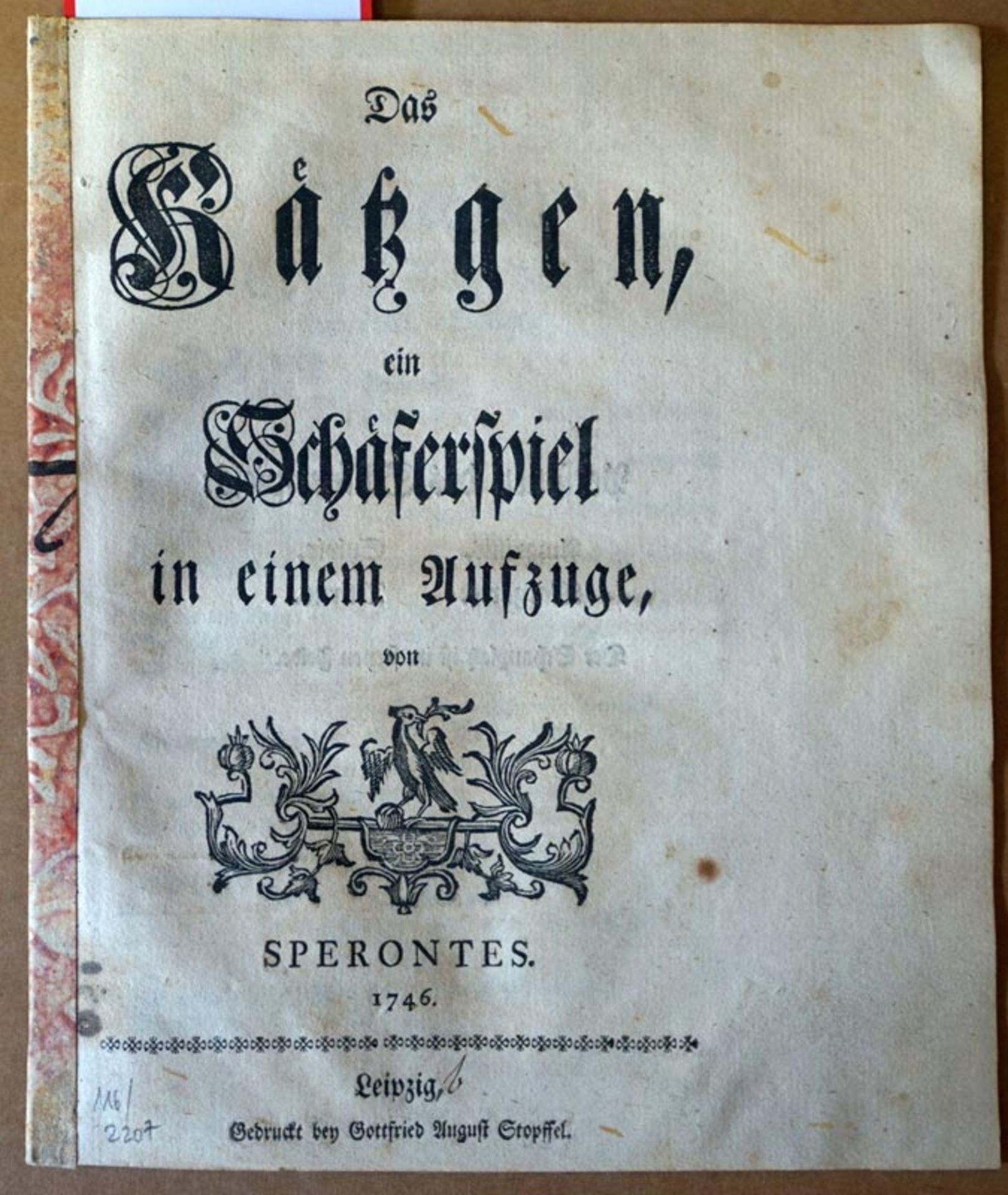 Scholze, Johann Sigismund: Das Kätzgen