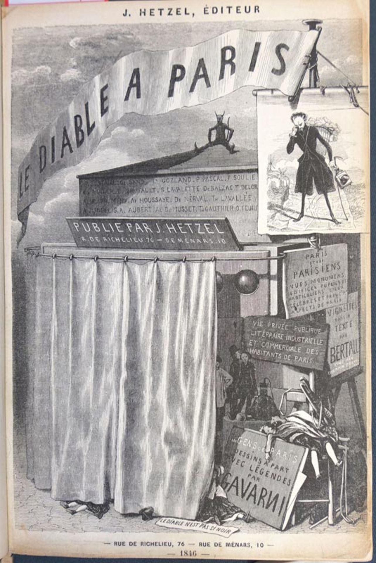 Gavarni, Paul: Le diable a Paris. Paris et les Parisiens