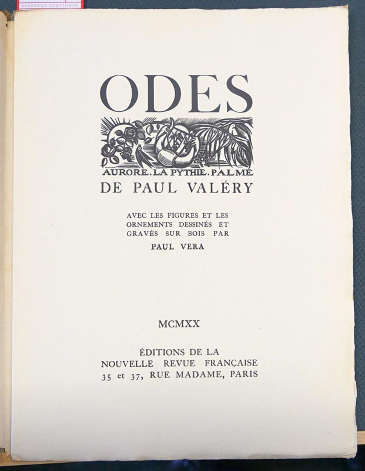 Valéry, Paul und Vera, Paul - Illustr.: Odes