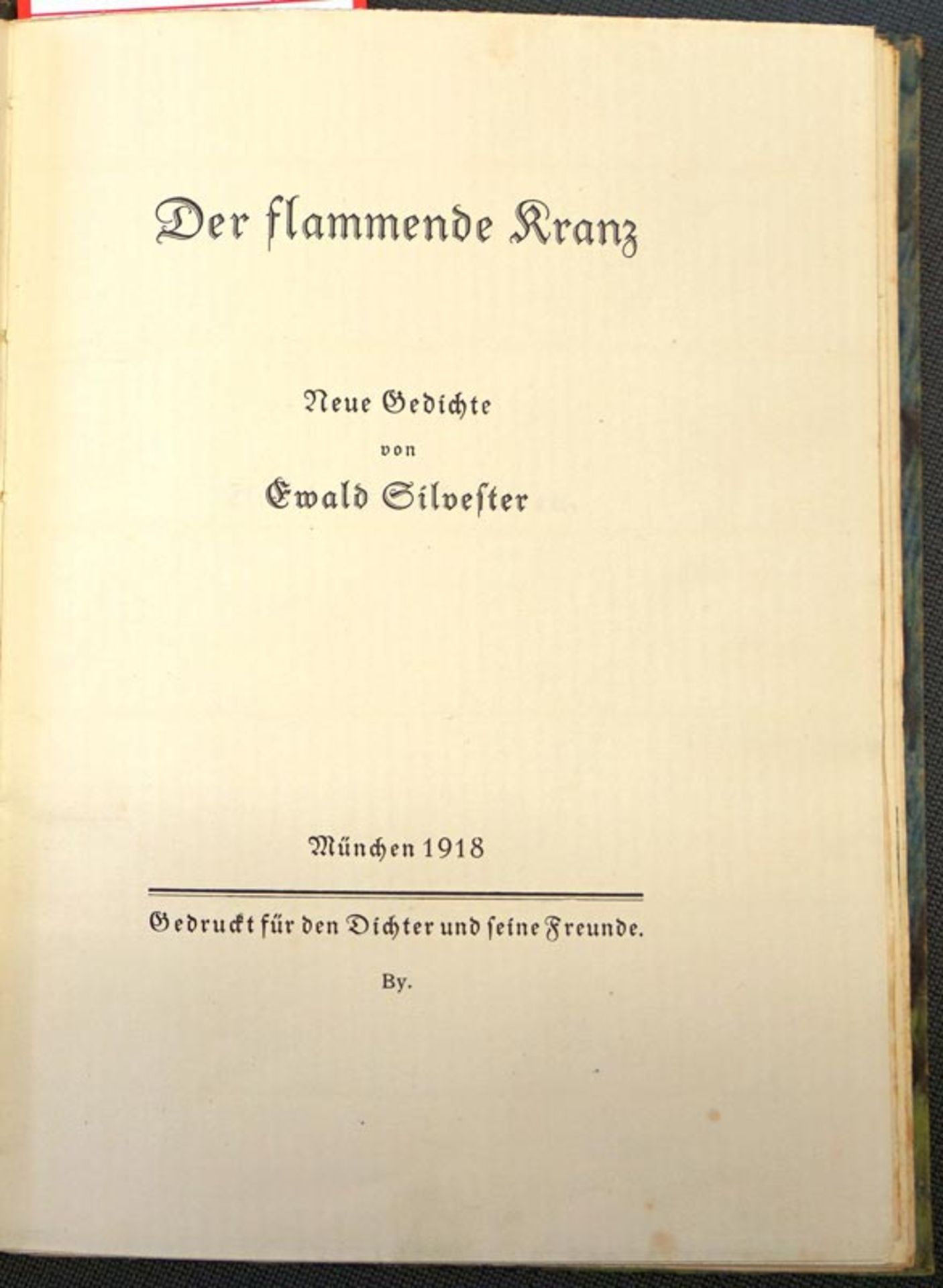 Silvester, Eduard: Der flammende Kranz