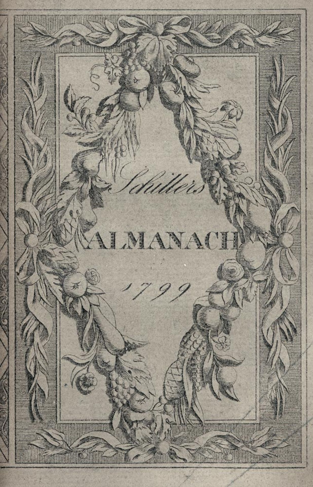 Schiller, Friedrich: Musen-Almanach für das Jahr 1799