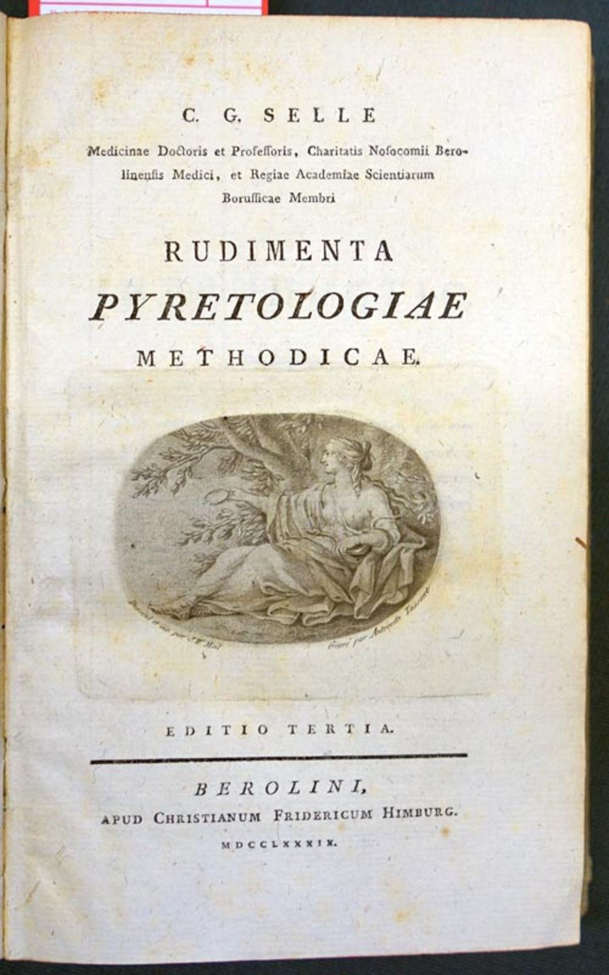 Selle, Christian Gottlieb: Rudimenta Pyretologiae methodicae