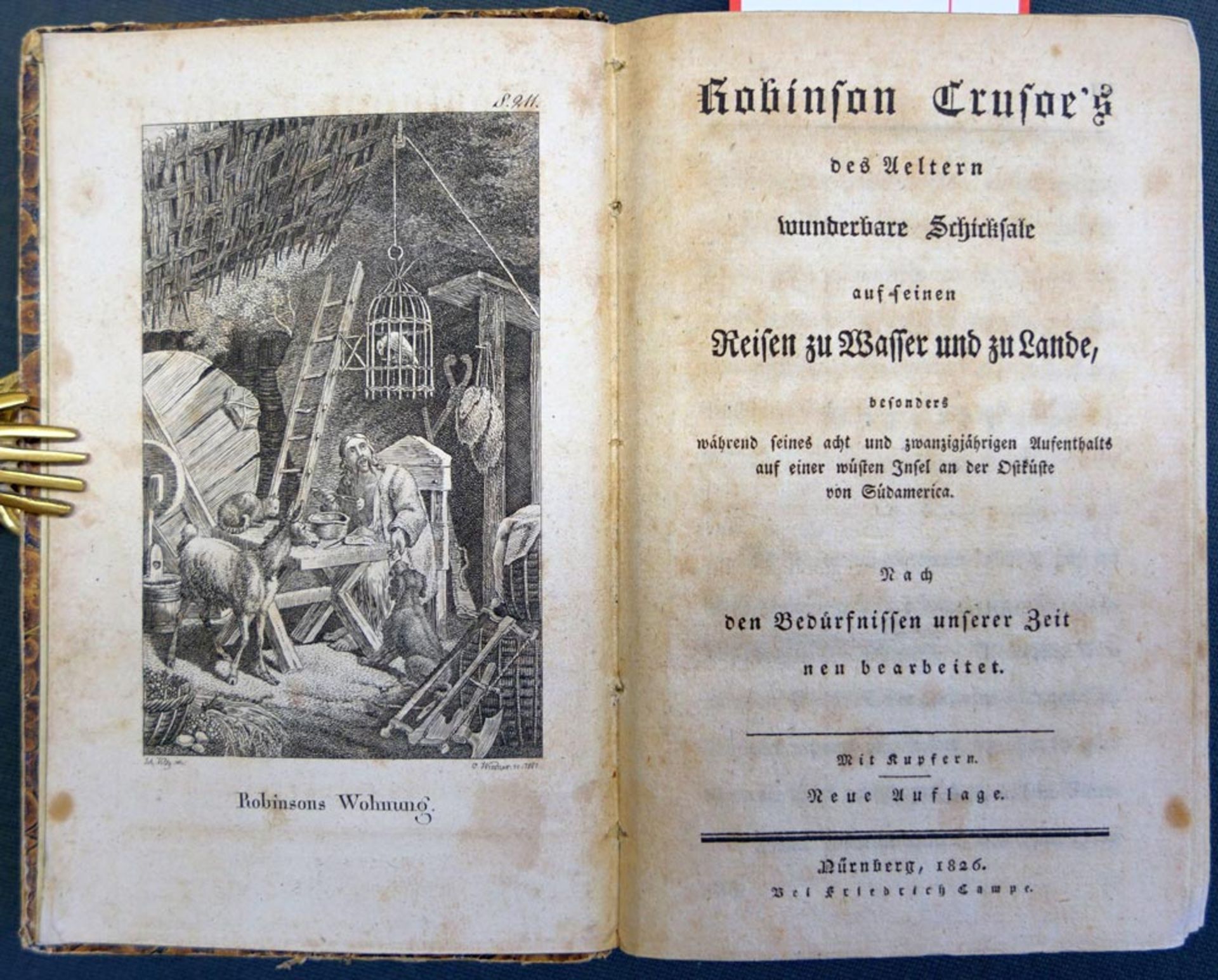 Defoe, Daniel und Voltz, Johann Michael: Robinson Crusoe's des Aeltern wunderbare Schicksale auf