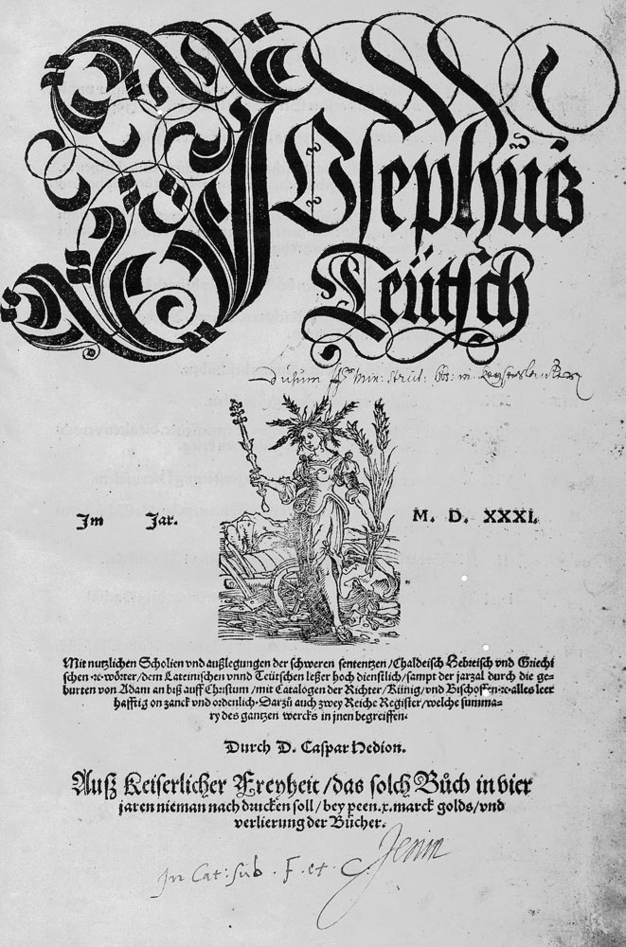 Josephus, Flavius: Josephus Teutsch