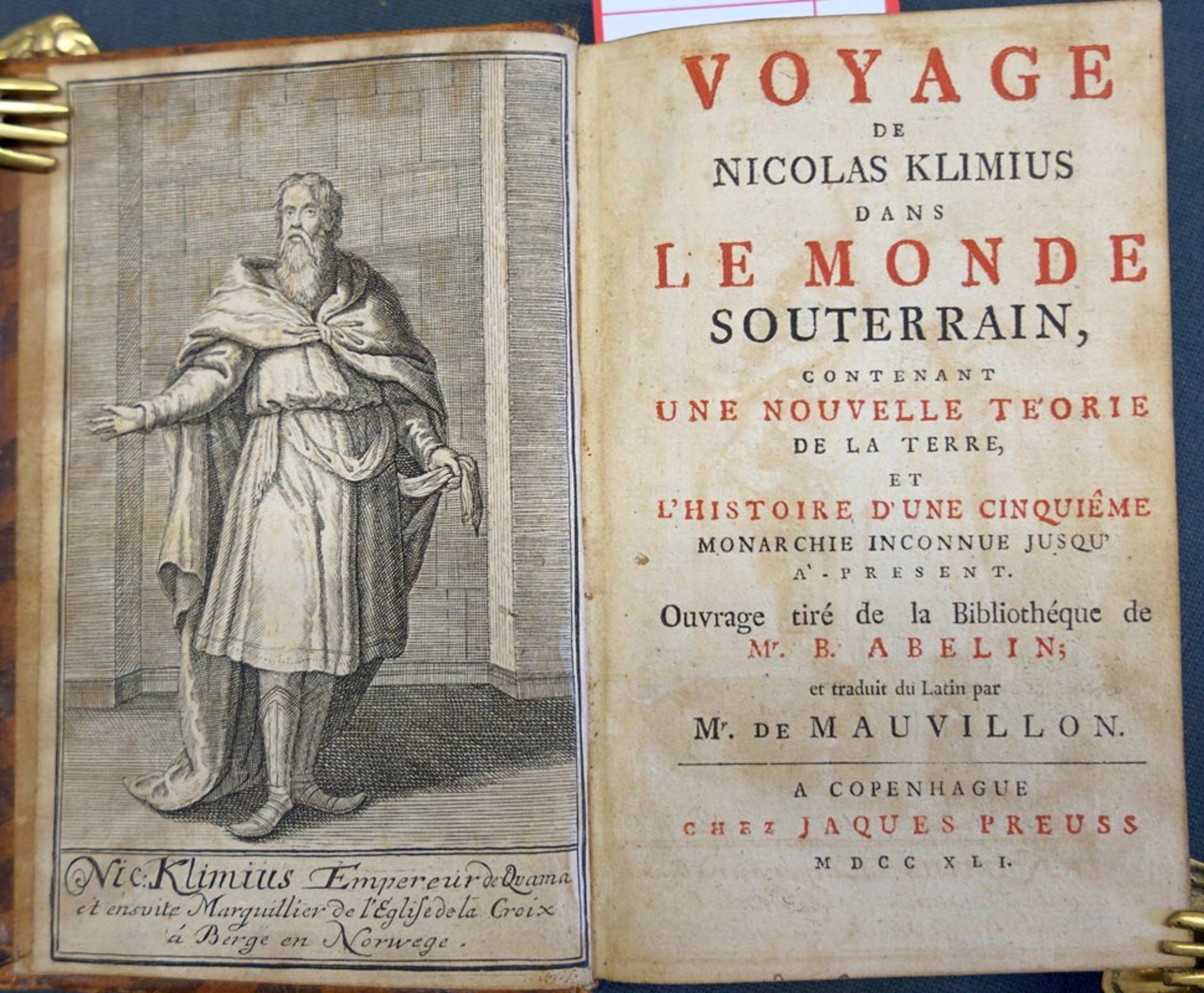 Holberg, Ludvig: Voyage de Nicolas Klimius