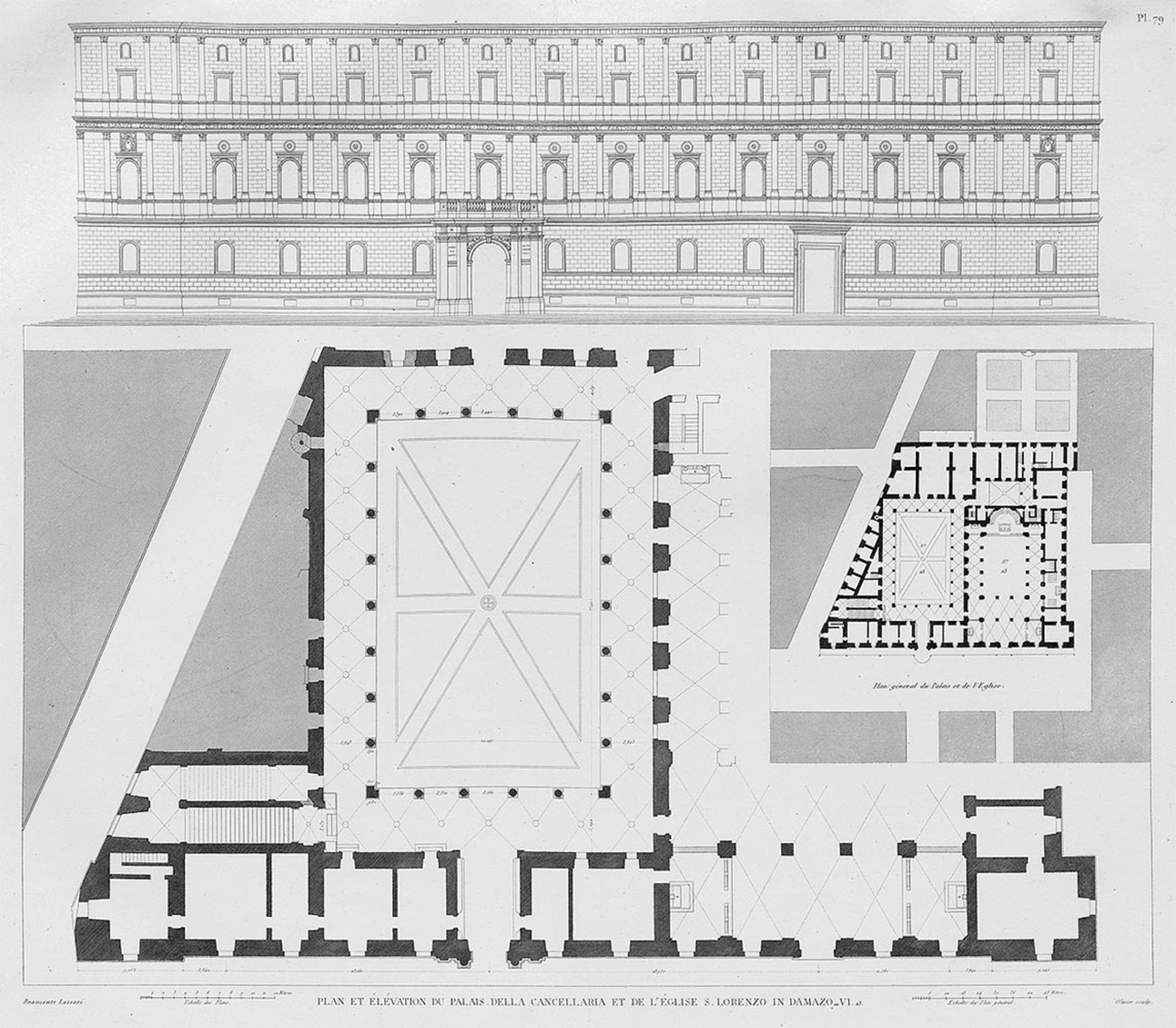Letarouilly, Paul Marie: Edifices de Rome moderne ou recueil des palais
