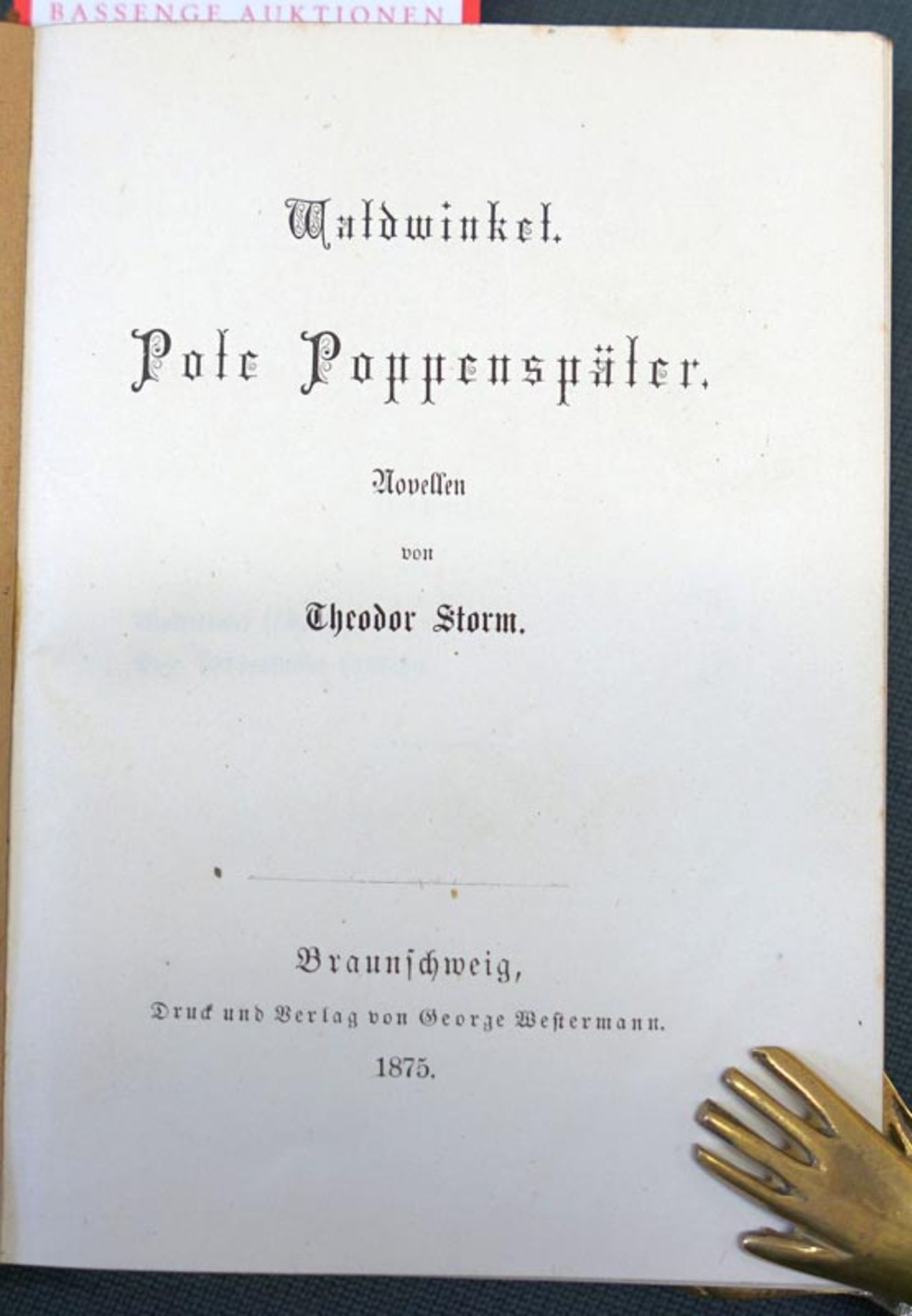 Storm, Theodor: Waldwinkel. Pole Poppenspäler