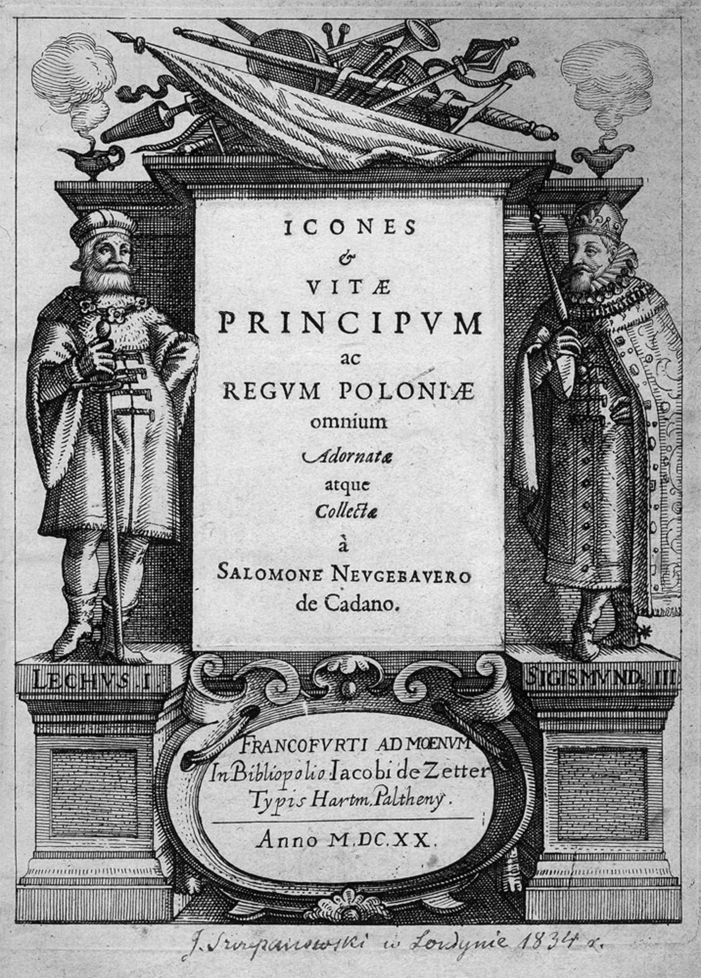 Neugebauer, Salomon: Icones et vitae principum ac regum Poloniae omnium