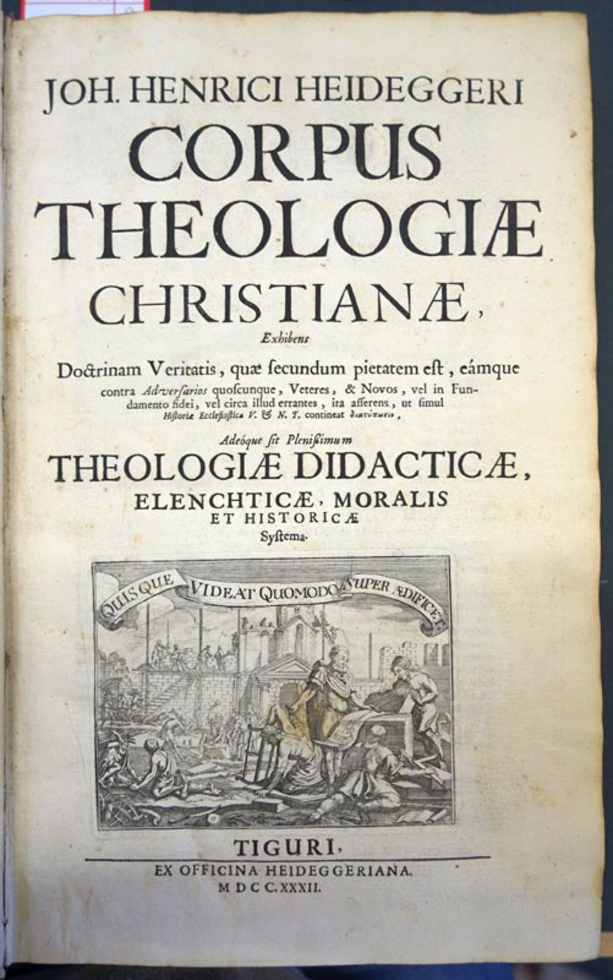 Heidegger, Johann Heinrich.: Corpus Theologiae Christianae