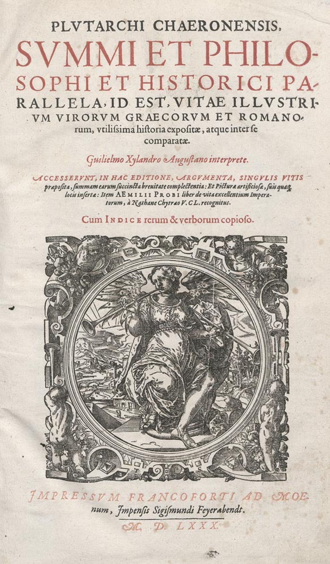 Plutarch: Summi et philosophi et historici parallela