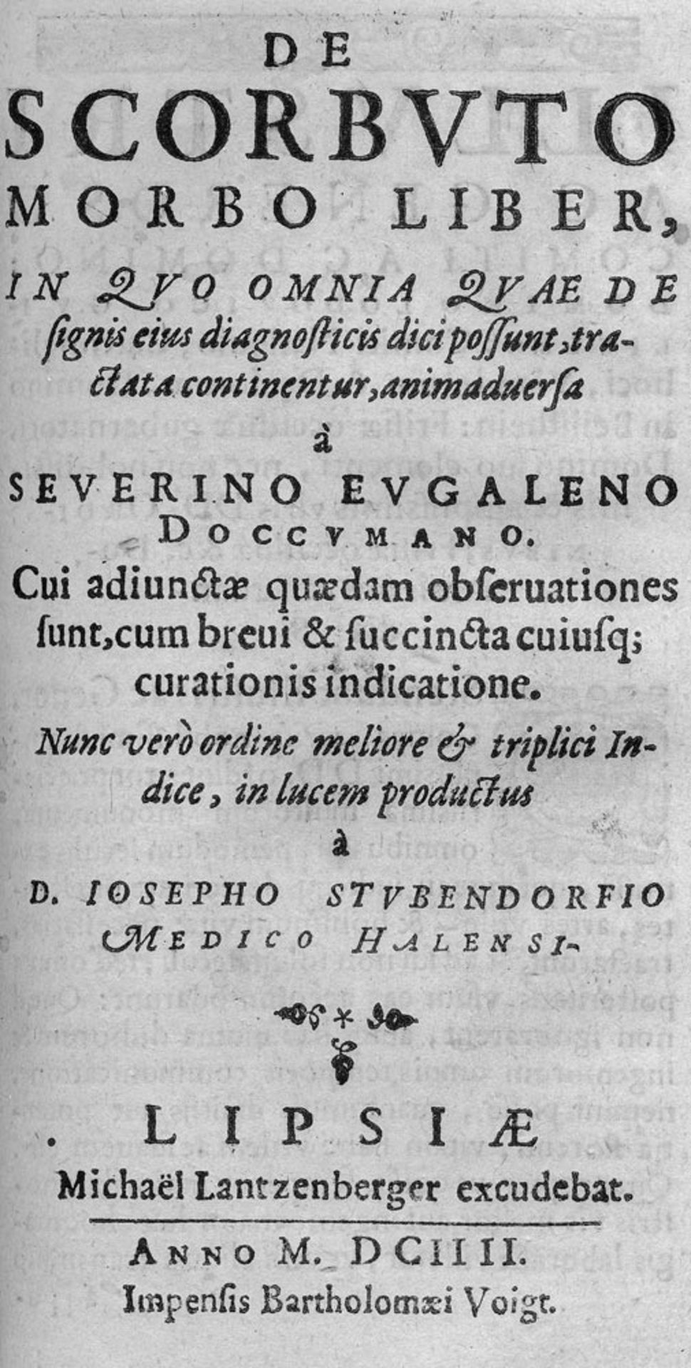 Eugalenus, Severinus: De scorbuto morbo liber