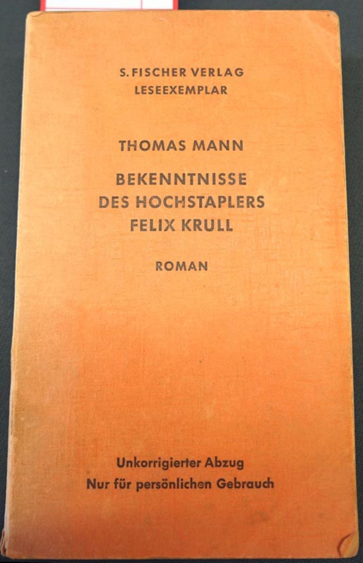 Mann, Thomas: Bekenntnisse des Hochstaplers Felix Krull