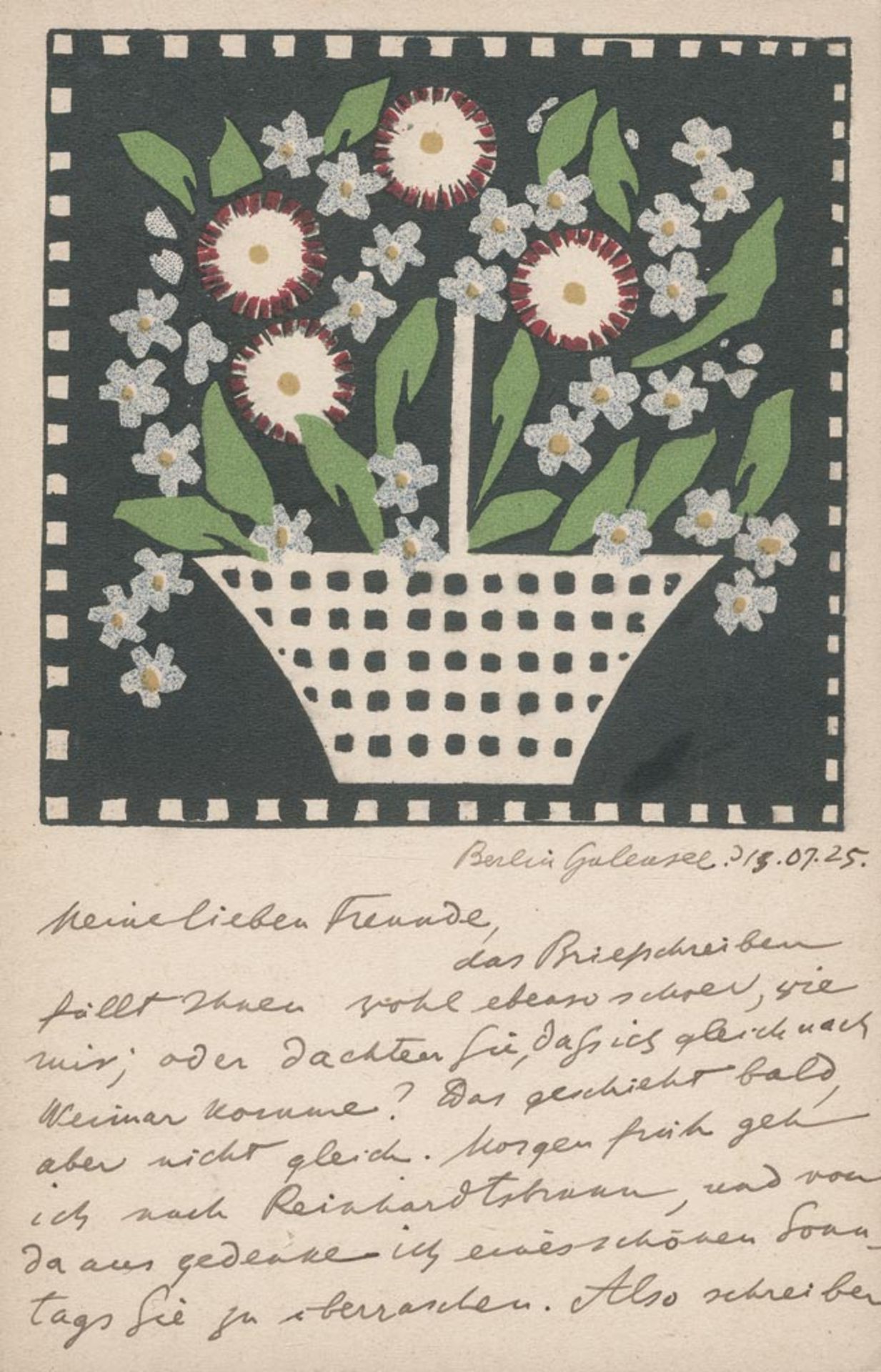 Wiener Werkstätte: Drei Postkarten (No. 6, No. 44 und No. 820) - Bild 2 aus 3