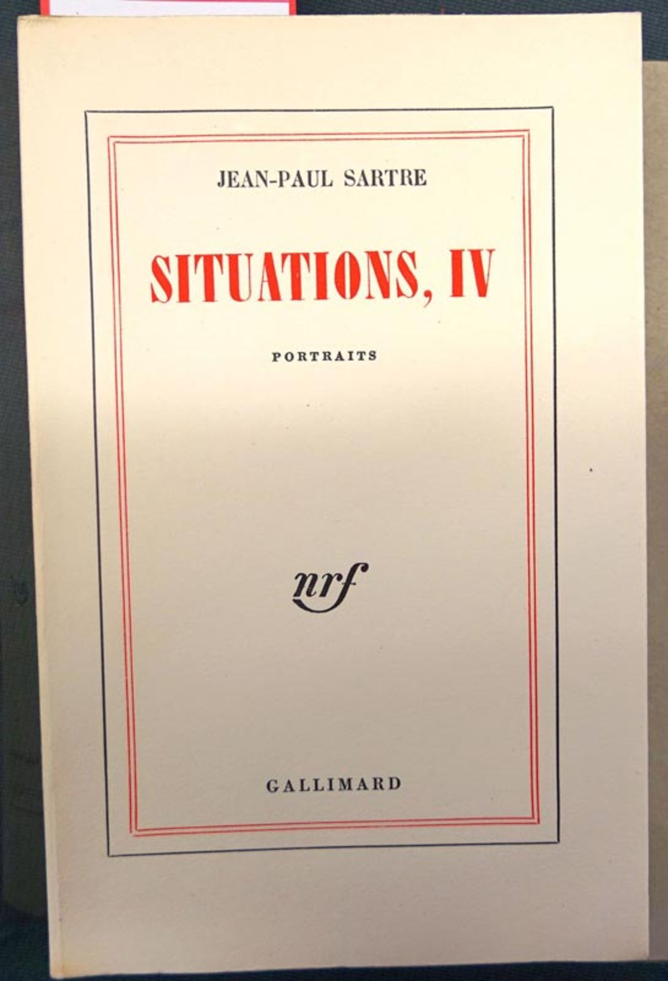 Sartre, Jean-Paul: Situations