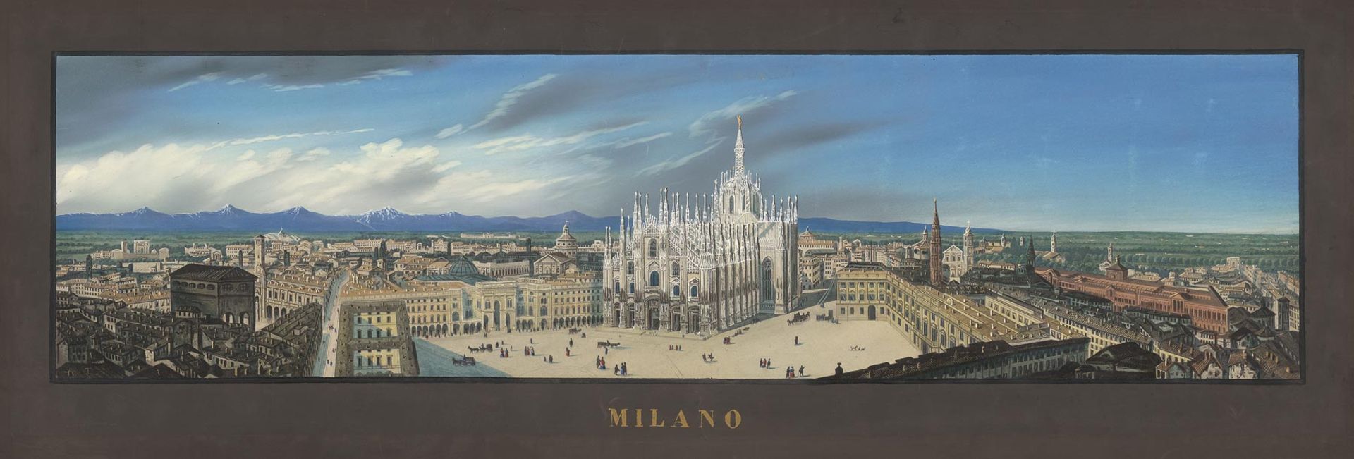 Milano: Große Panorama-Vedute.