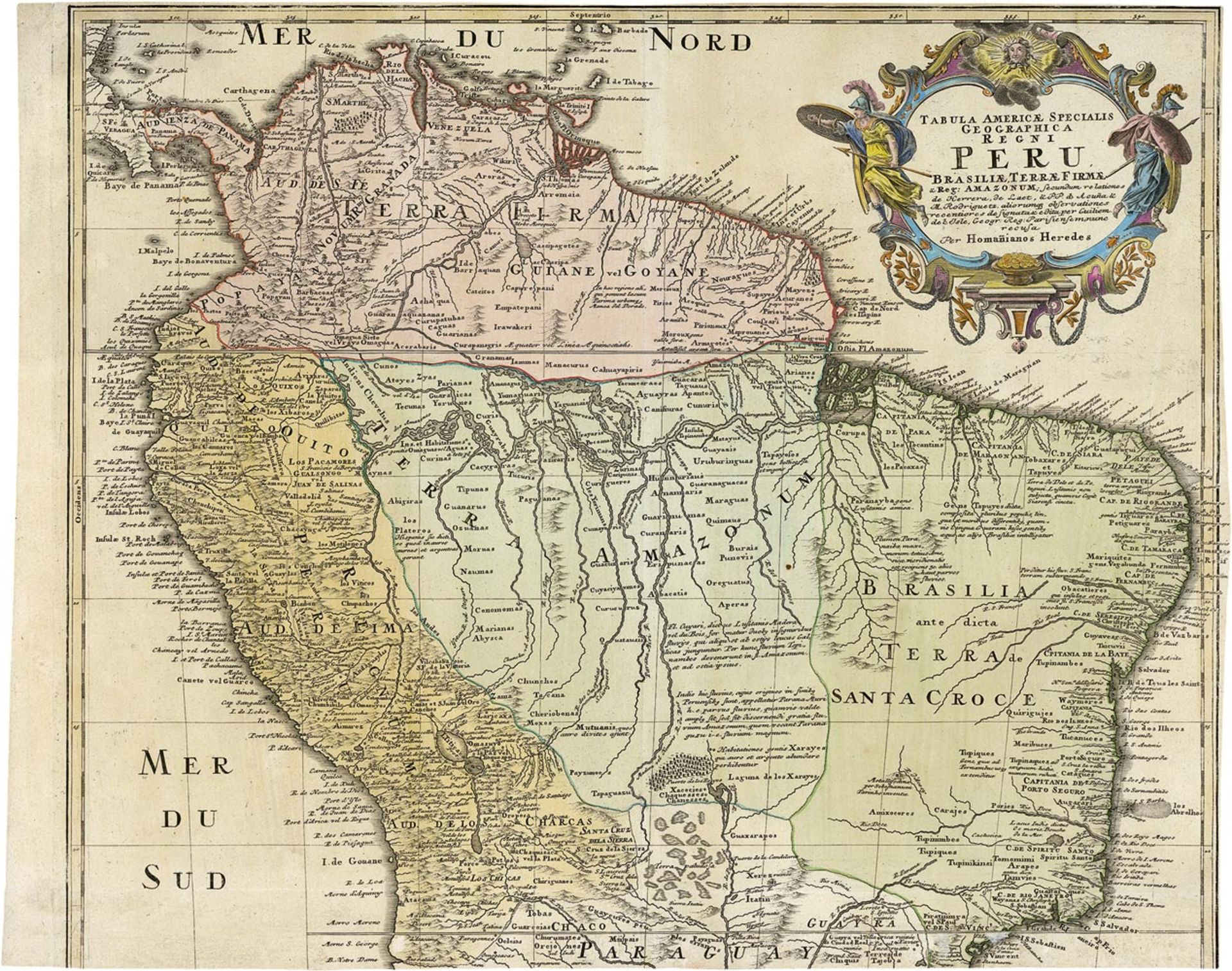 Südamerika: Tabula Americae specialis geographica regni Peru