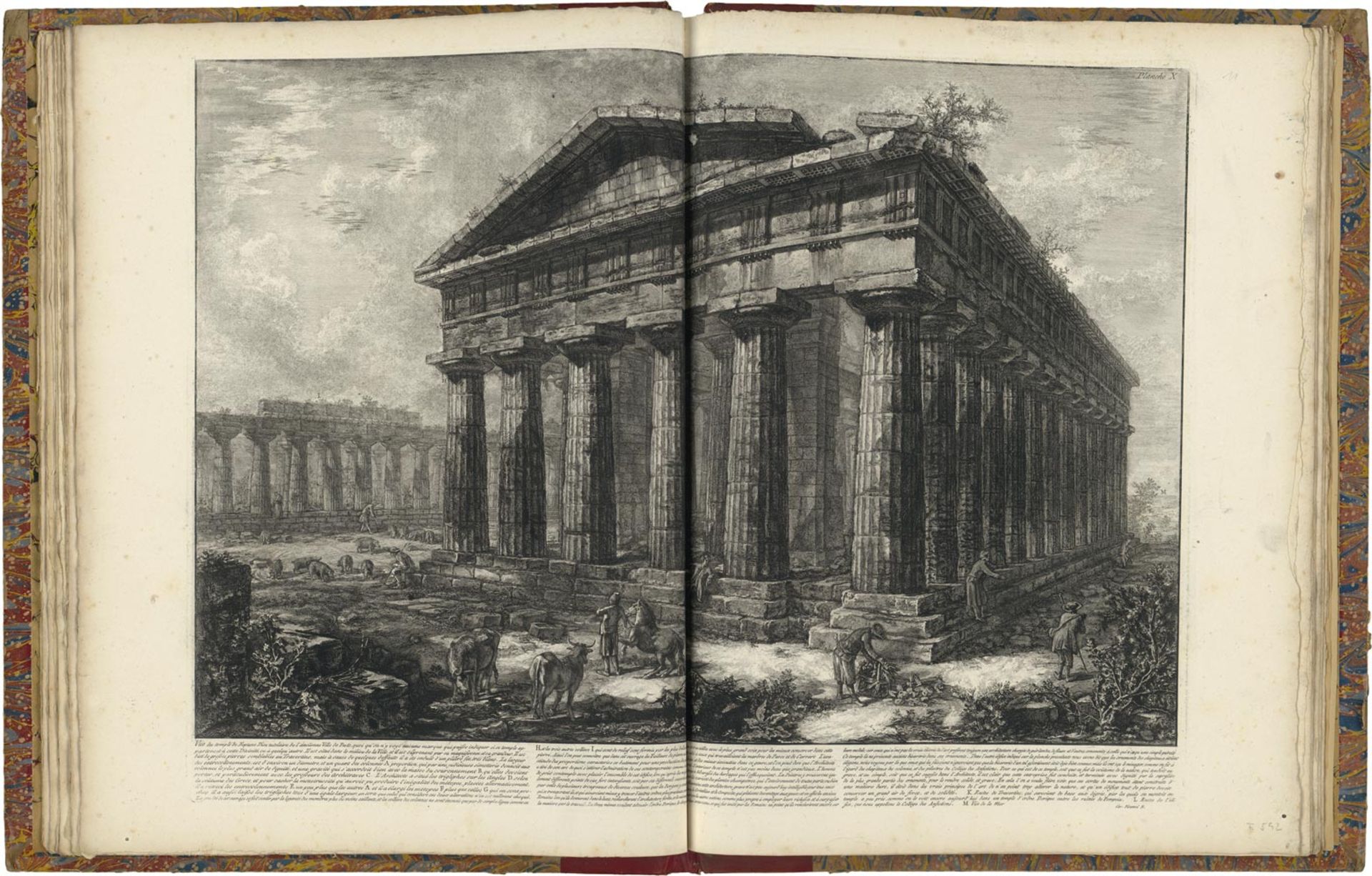 Piranesi, Giovanni Battista und Piranesi, Francesco: Différentes Vues de Pesto - Bild 3 aus 3