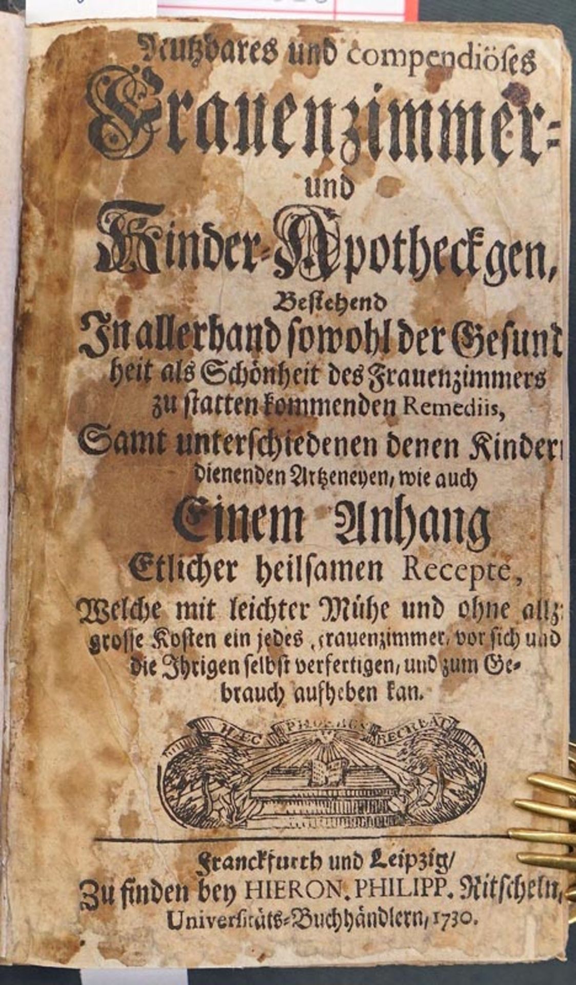 Hellwig, Christoph von: Sammelband mit 3 Werken