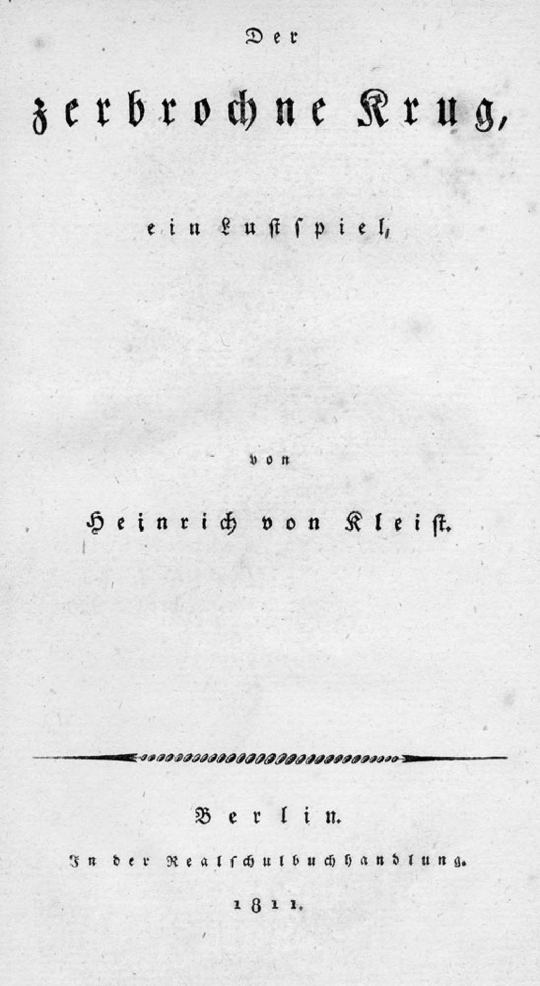 Kleist, Heinrich von: Der zerbrochne Krug