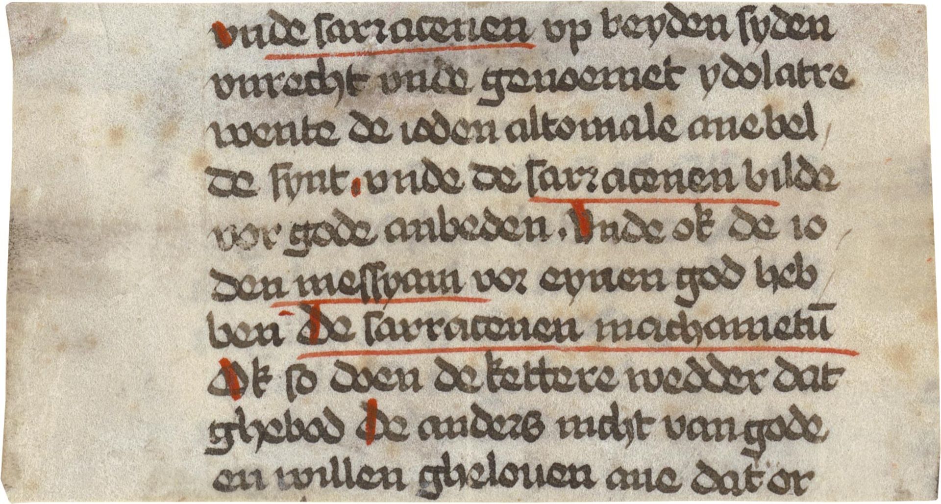 Niederländisches Textfragment: Niederdeutsches Textfragment.