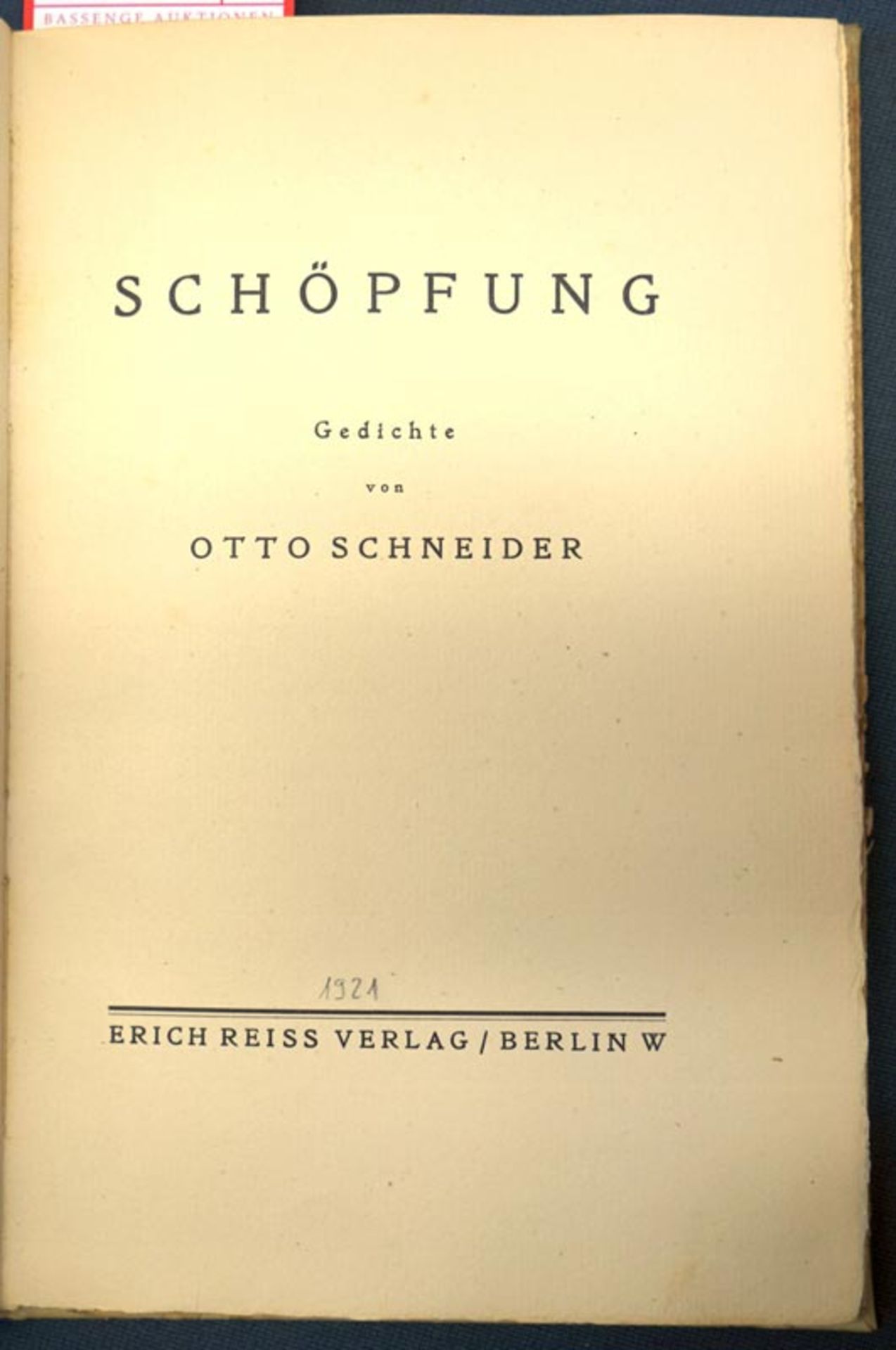 Schneider, Otto: Schöpfung