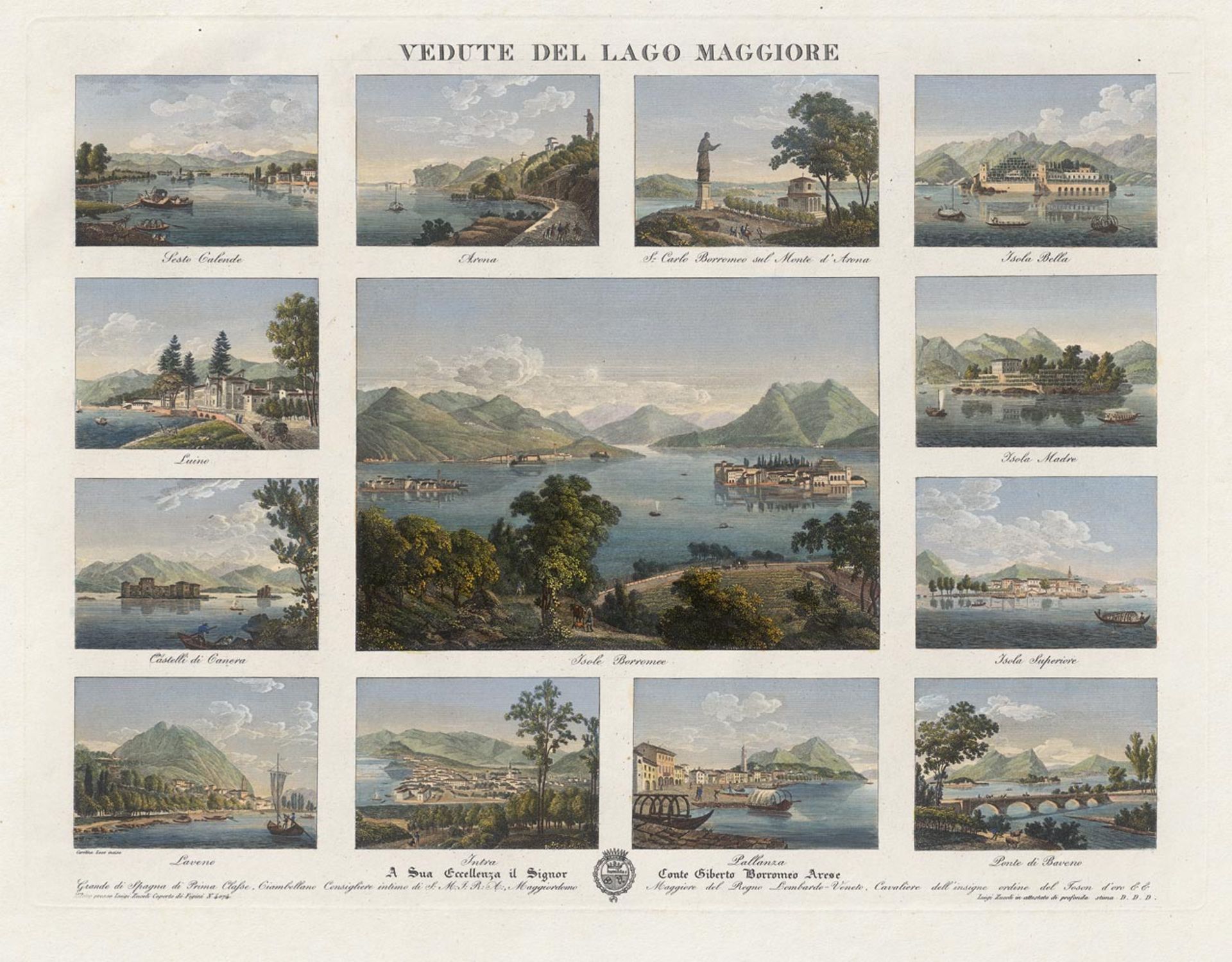 Lose, Caroline: Vedute del Lago Maggiore